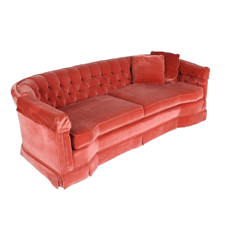 Vintage "Mayfair" Upholstered Sofa by The Franklin Furniture Company