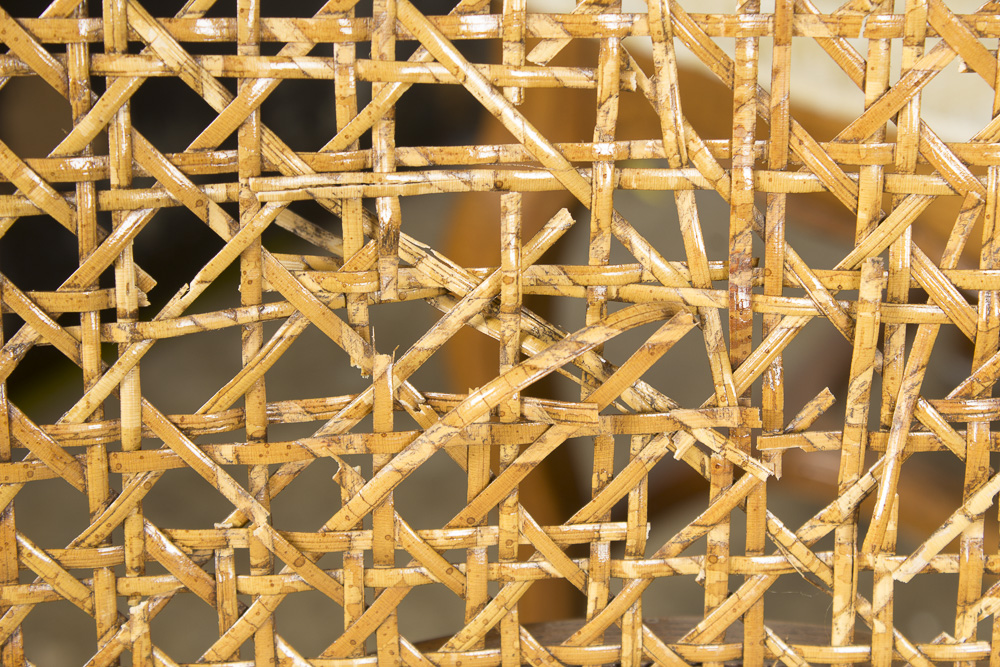 French Provincial Style Cane Back Dining Chairs by Hickory Manufacturing Company