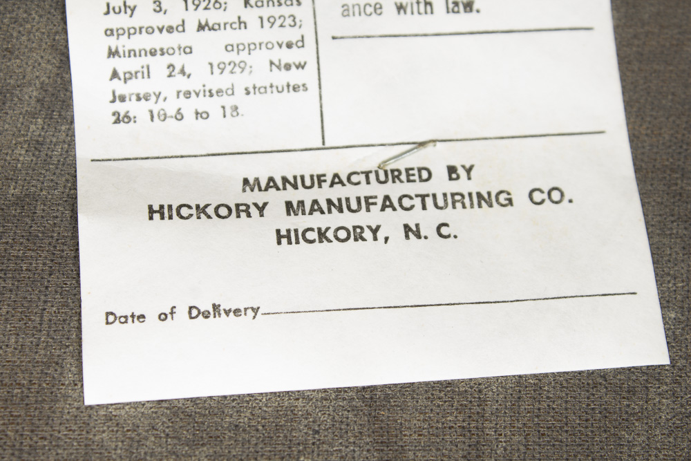 French Provincial Style Cane Back Dining Chairs by Hickory Manufacturing Company