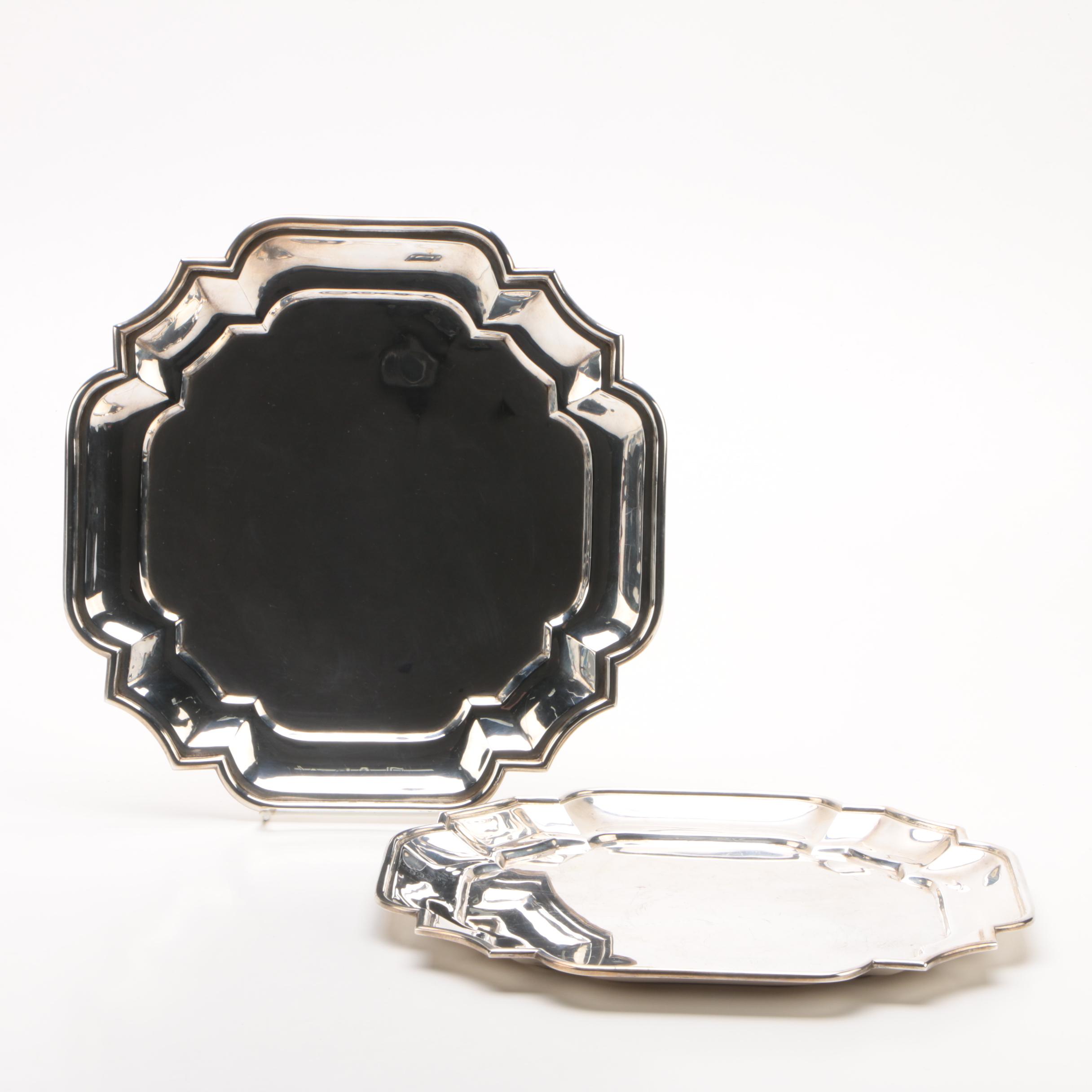 Tane Mexican Sterling Silver Serving Trays