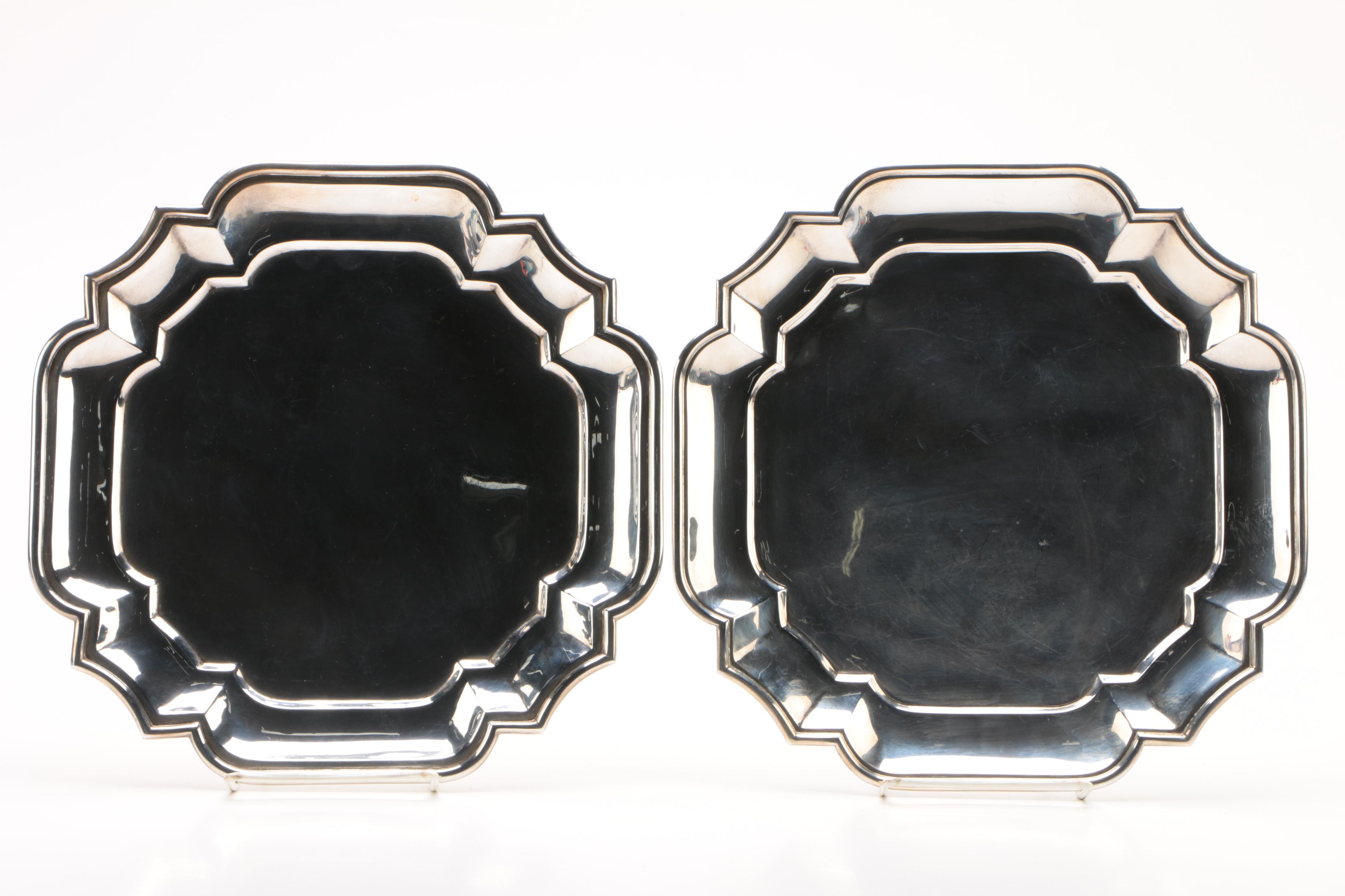 Tane Mexican Sterling Silver Serving Trays