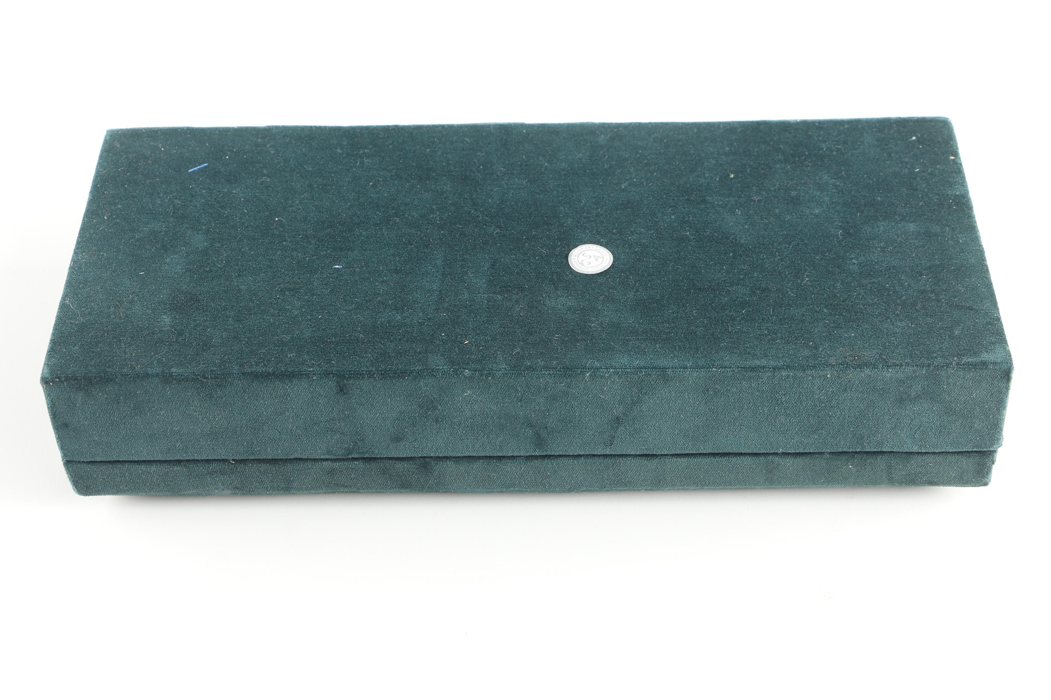 Godinger Silver Art Co. "Vineyard" Silver Plate Pastry Fork with Case