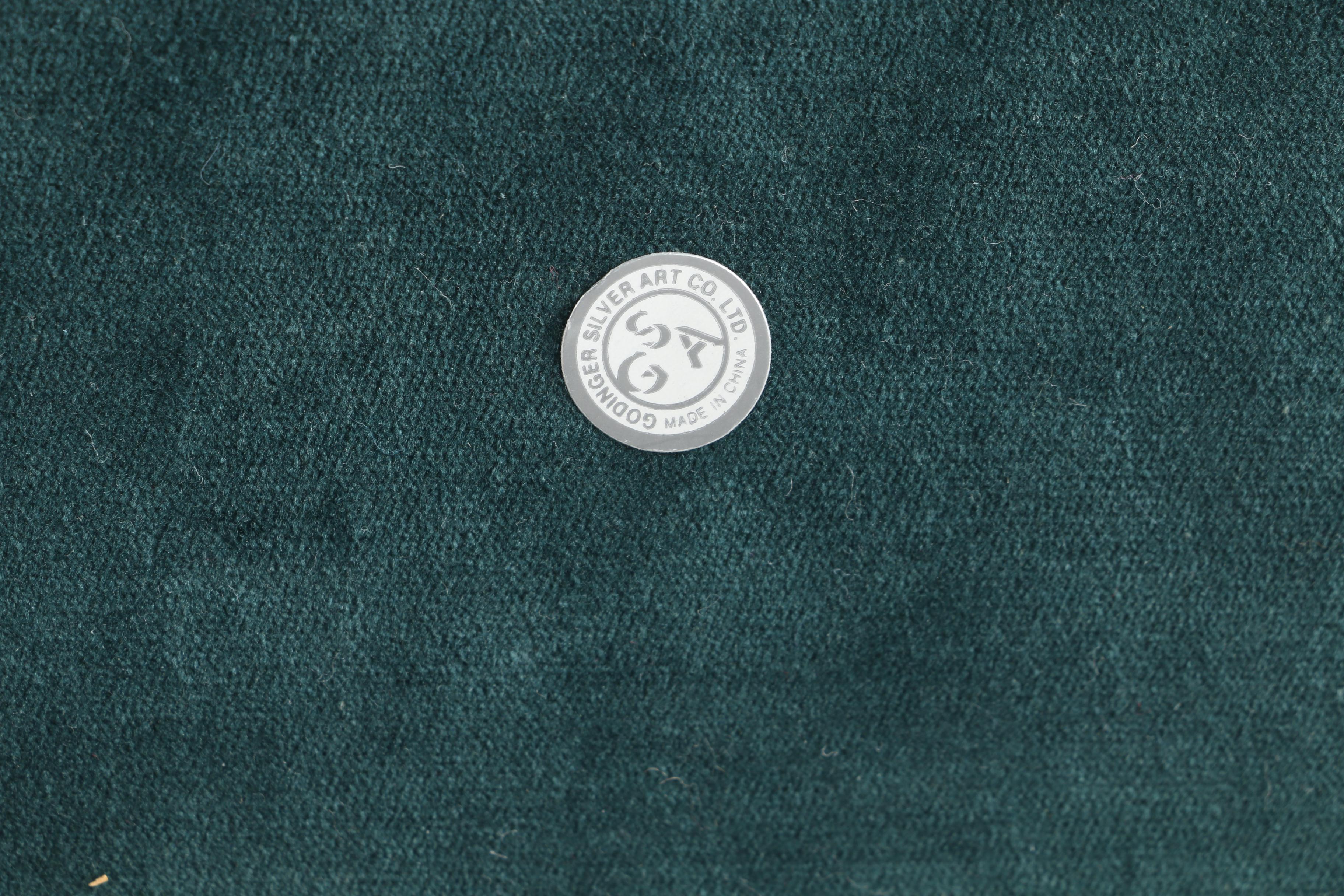 Godinger Silver Art Co. "Vineyard" Silver Plate Pastry Fork with Case