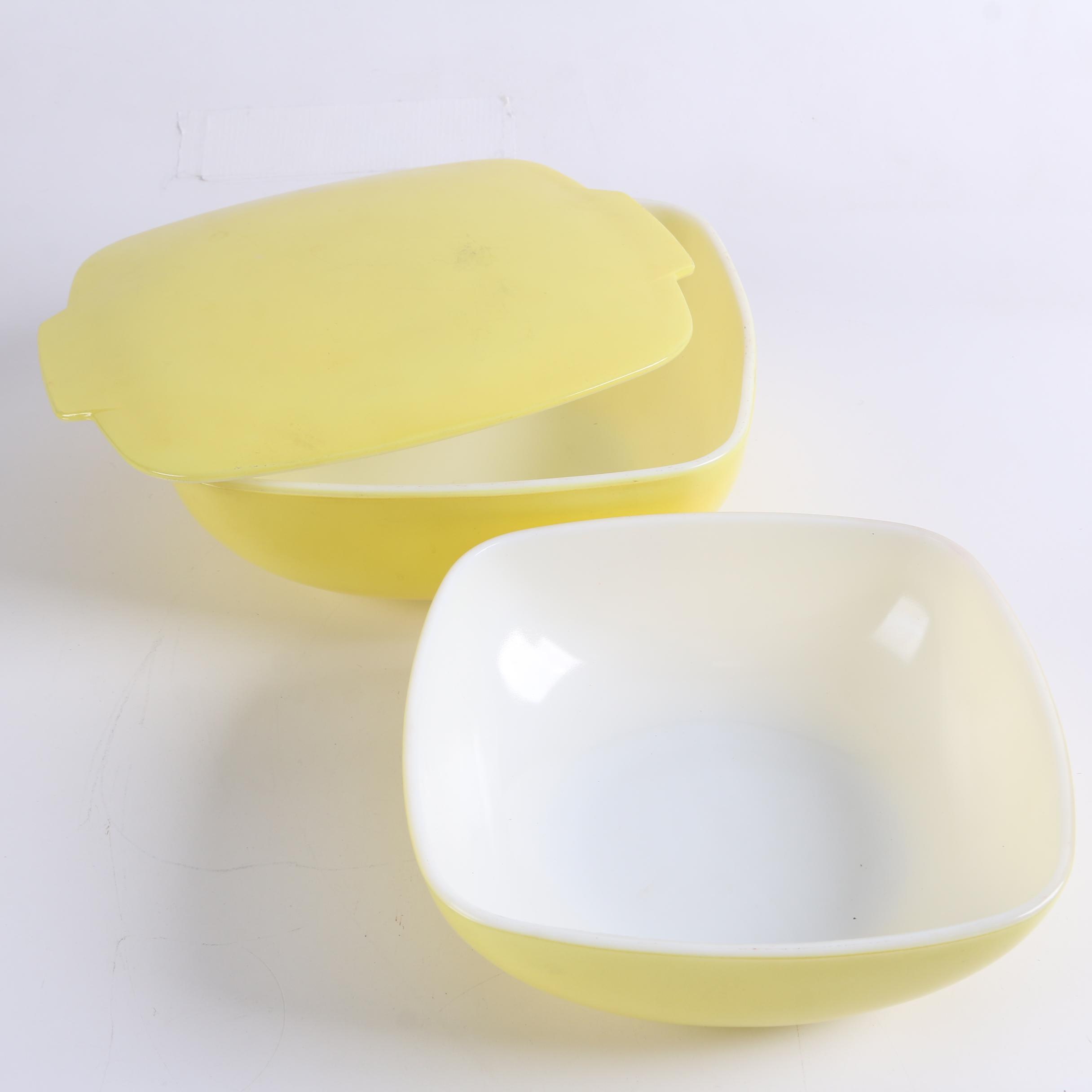 Vintage Pyrex "Yellow" Bakeware and Refrigerator Dishes