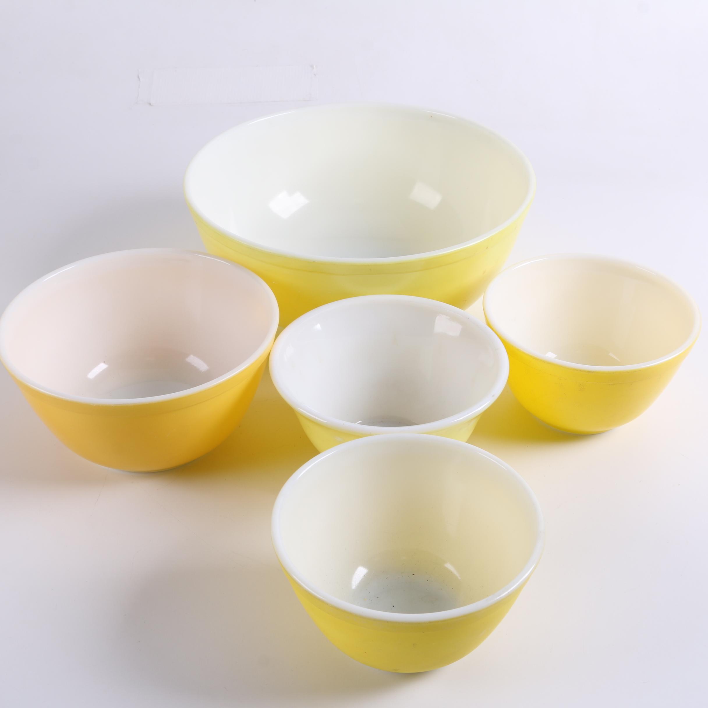 Vintage Pyrex "Yellow" Bakeware and Refrigerator Dishes