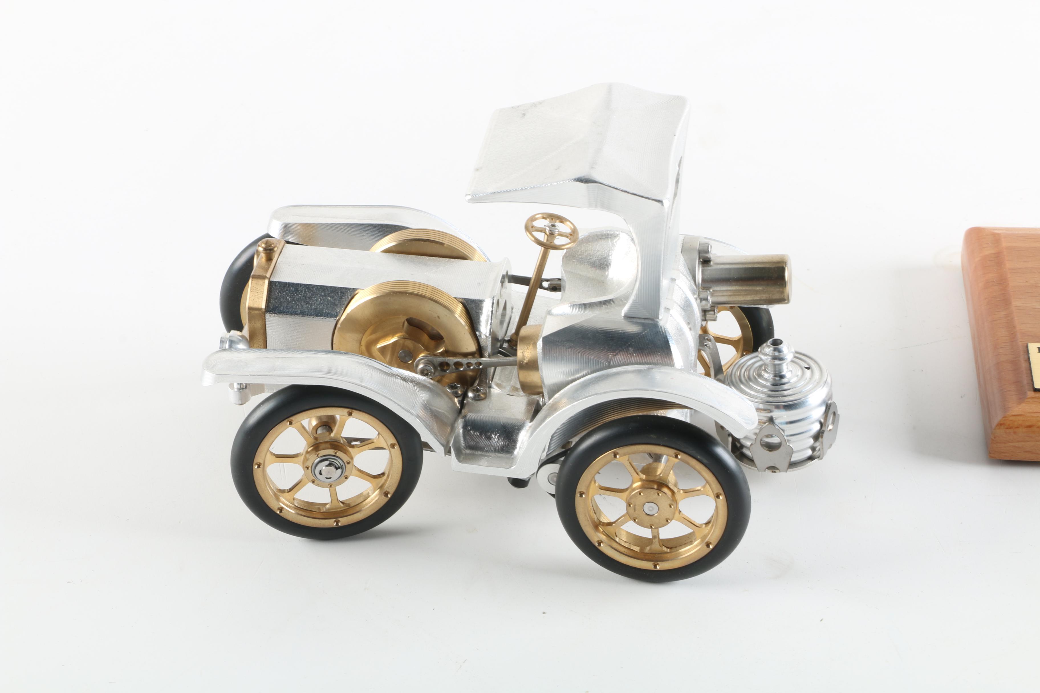 Böhm Stirling Ford Model T Car and HB9 Engine Model