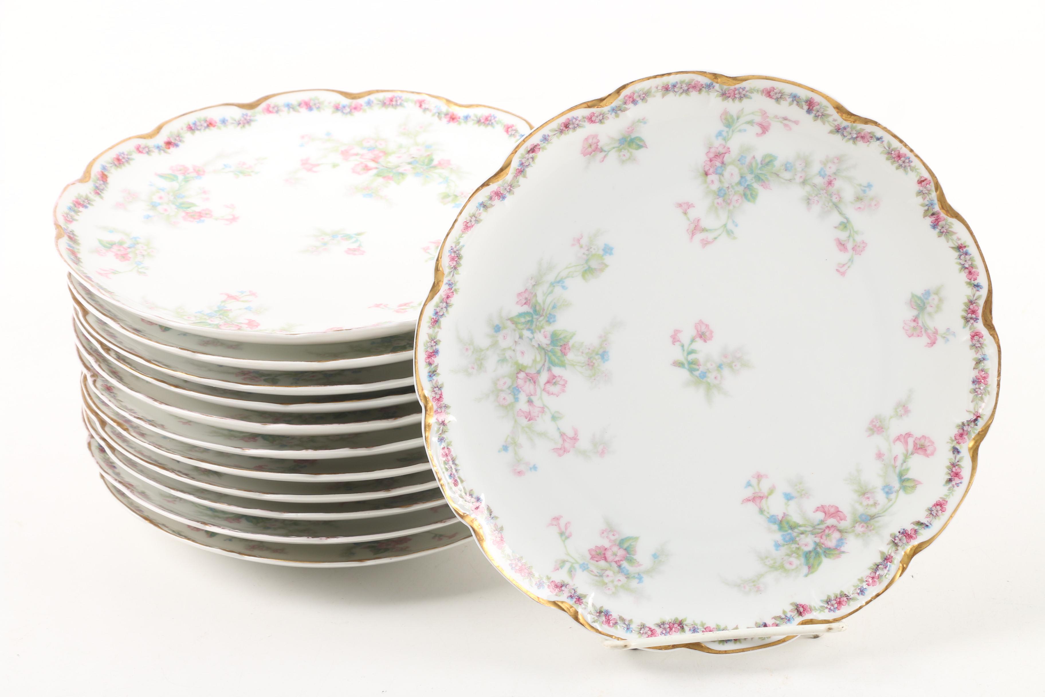 Vintage Haviland & Co. Floral Themed Porcelain Dinnerware