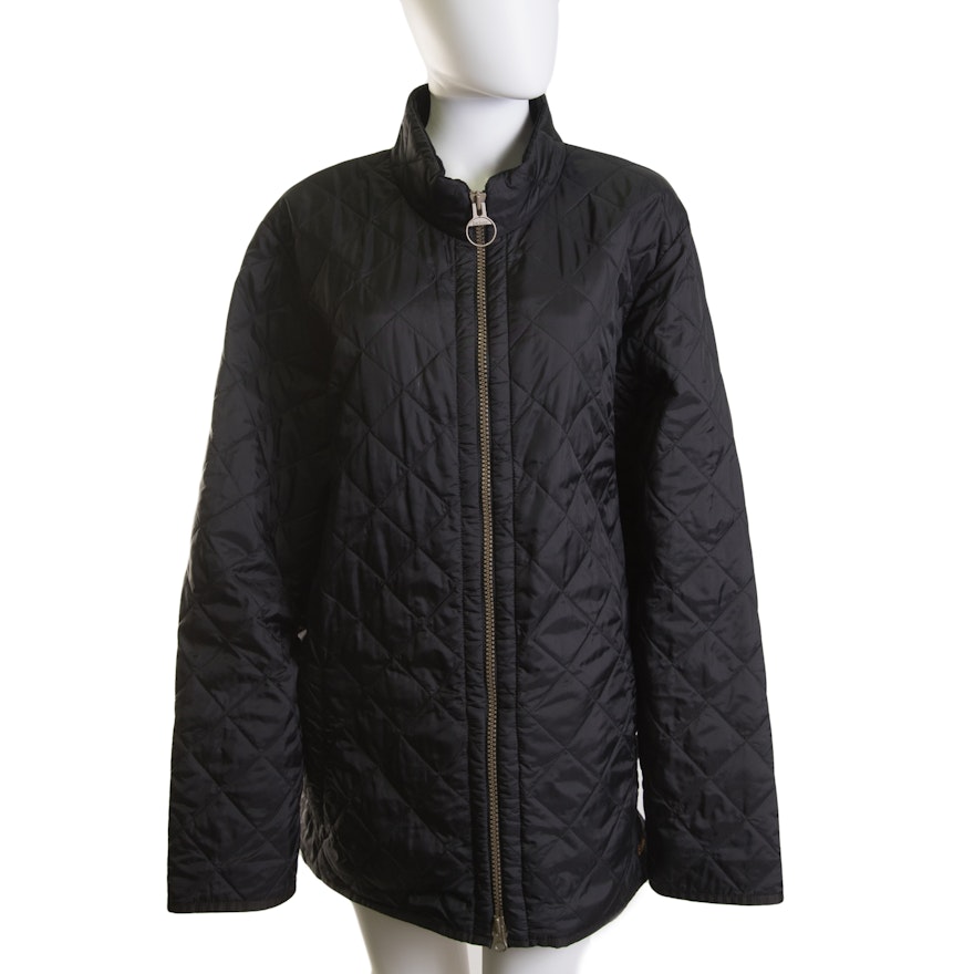 Men's Barbour Black Quilted Jacket