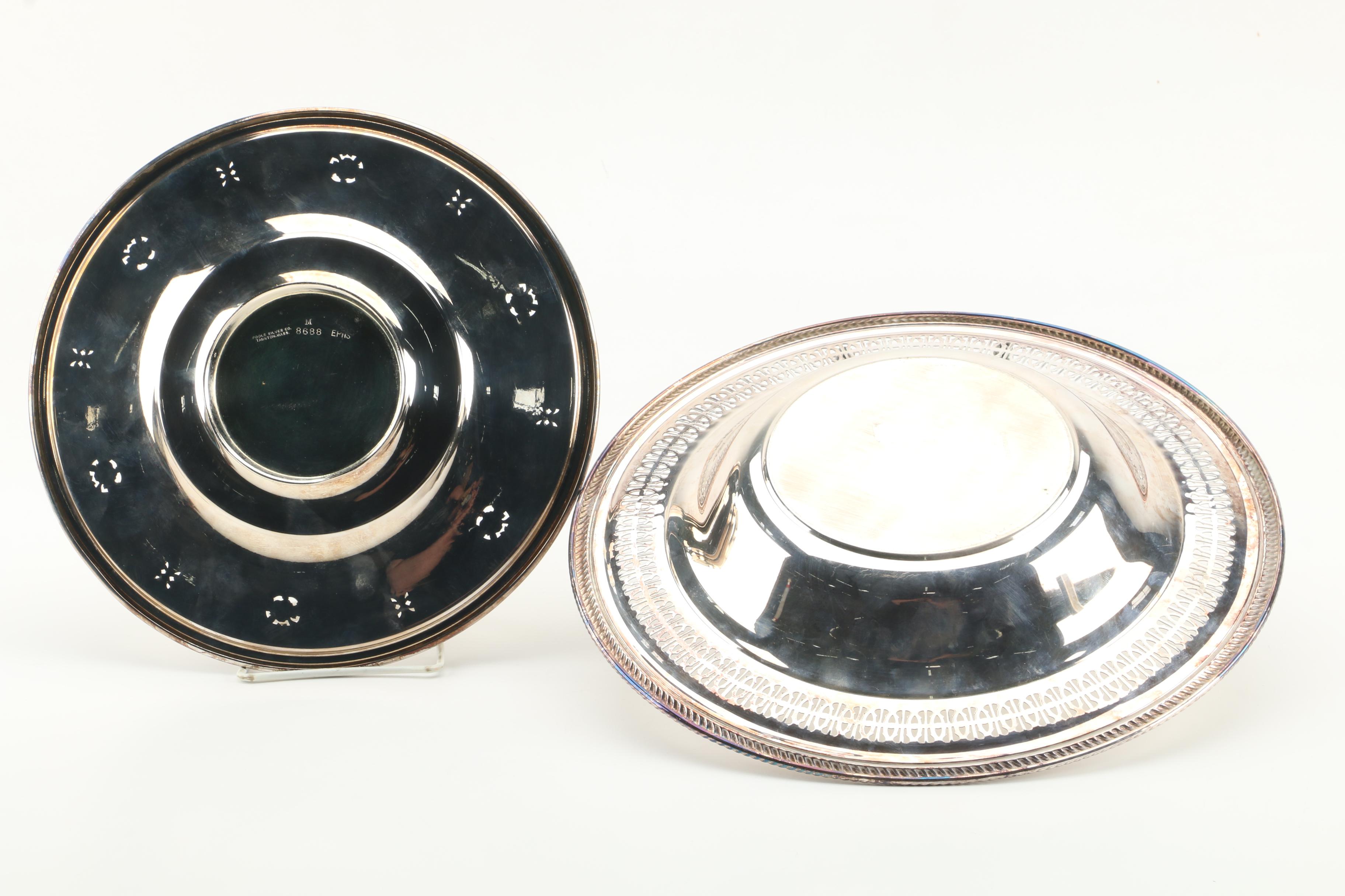 Silver Plate Serveware Featuring Poole, Wm. Rogers, and Reed & Barton