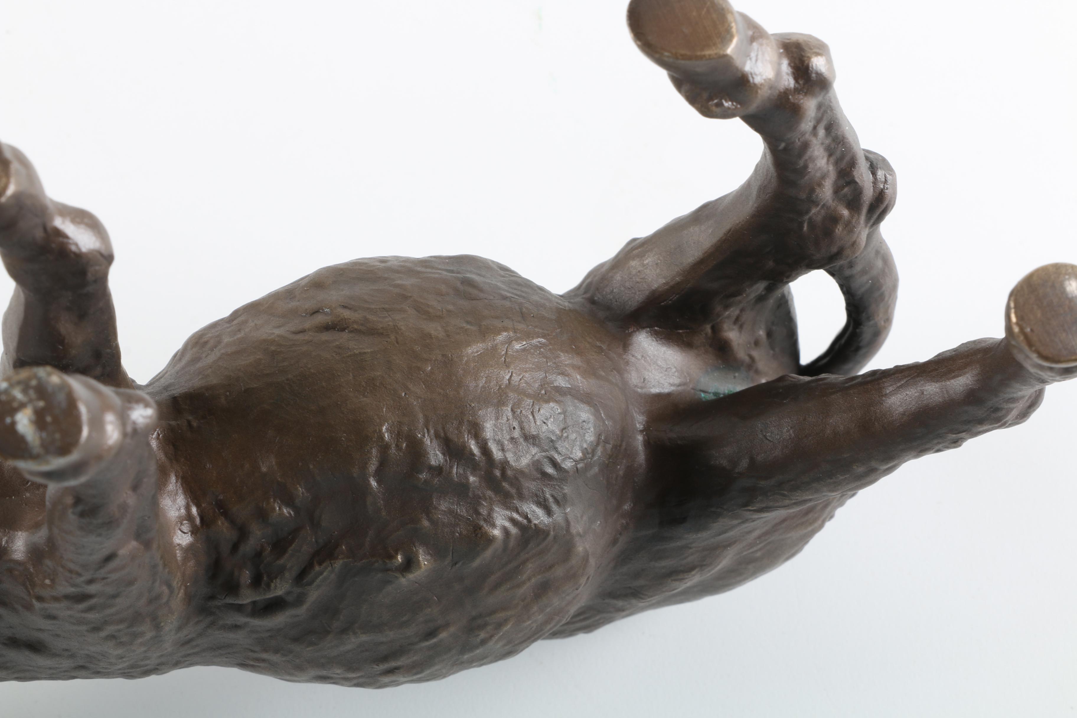 Brass Donkey Sculpture