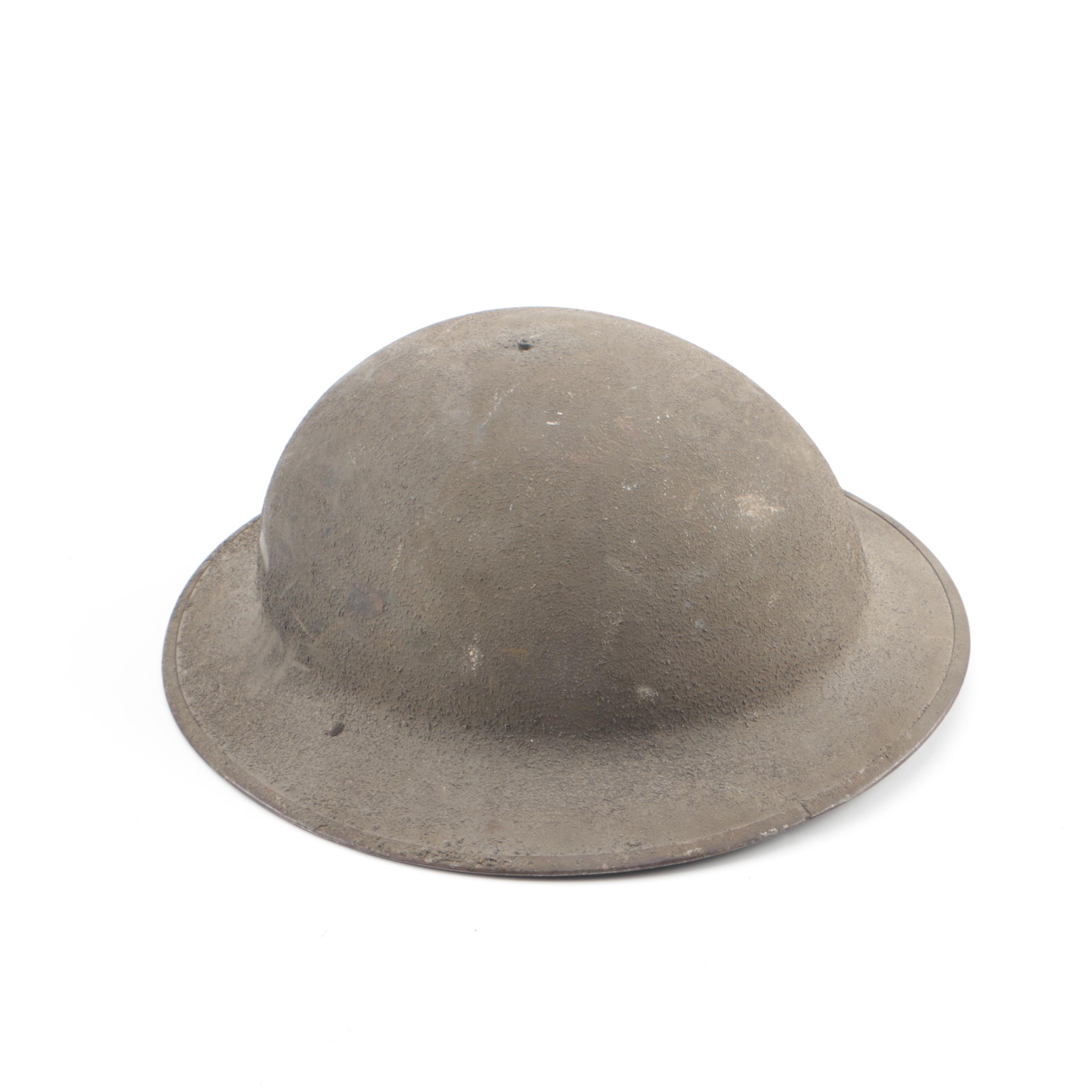 WWI U.S. M17 "Doughboy" Steel Military Helmet
