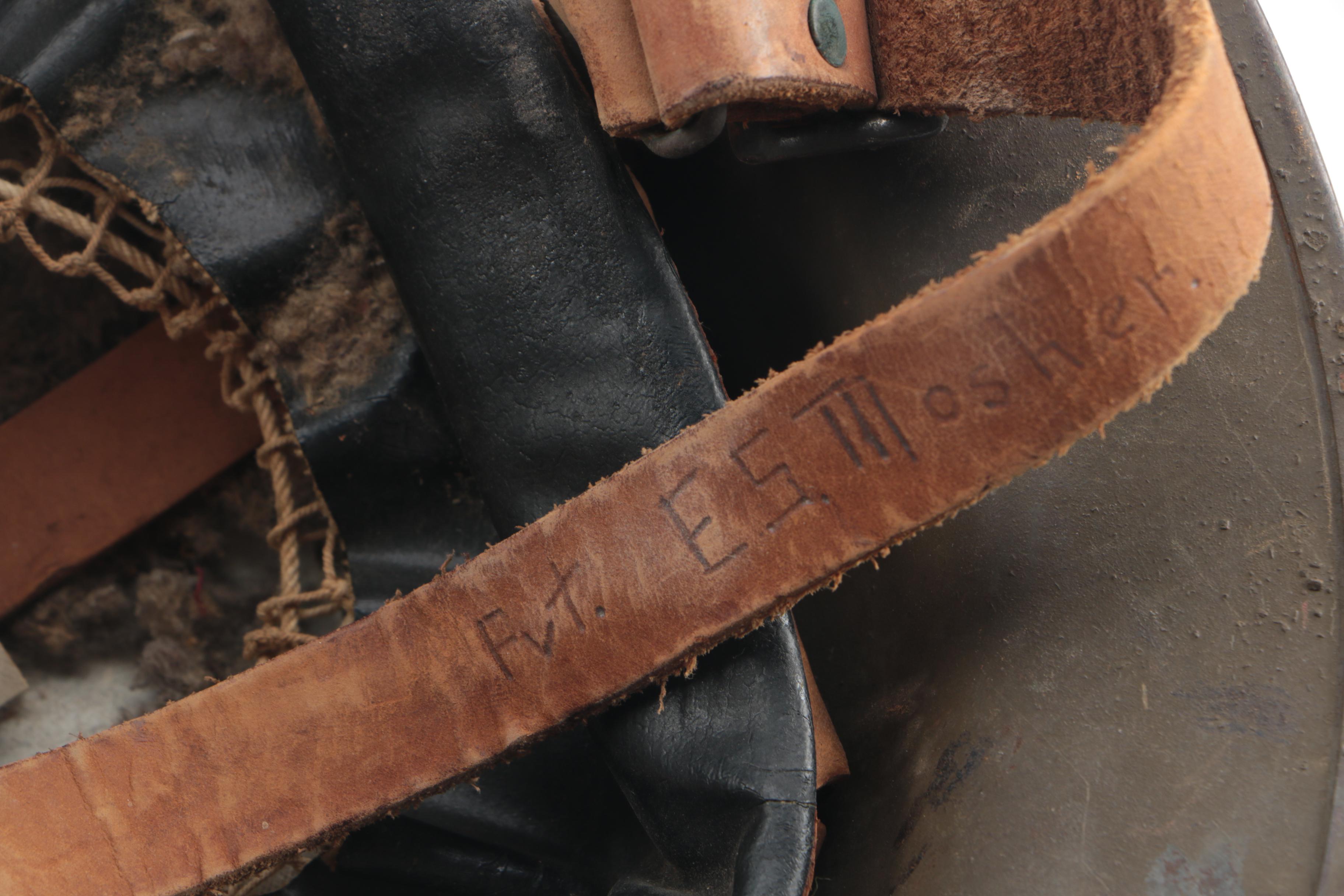 WWI U.S. M17 "Doughboy" Steel Military Helmet