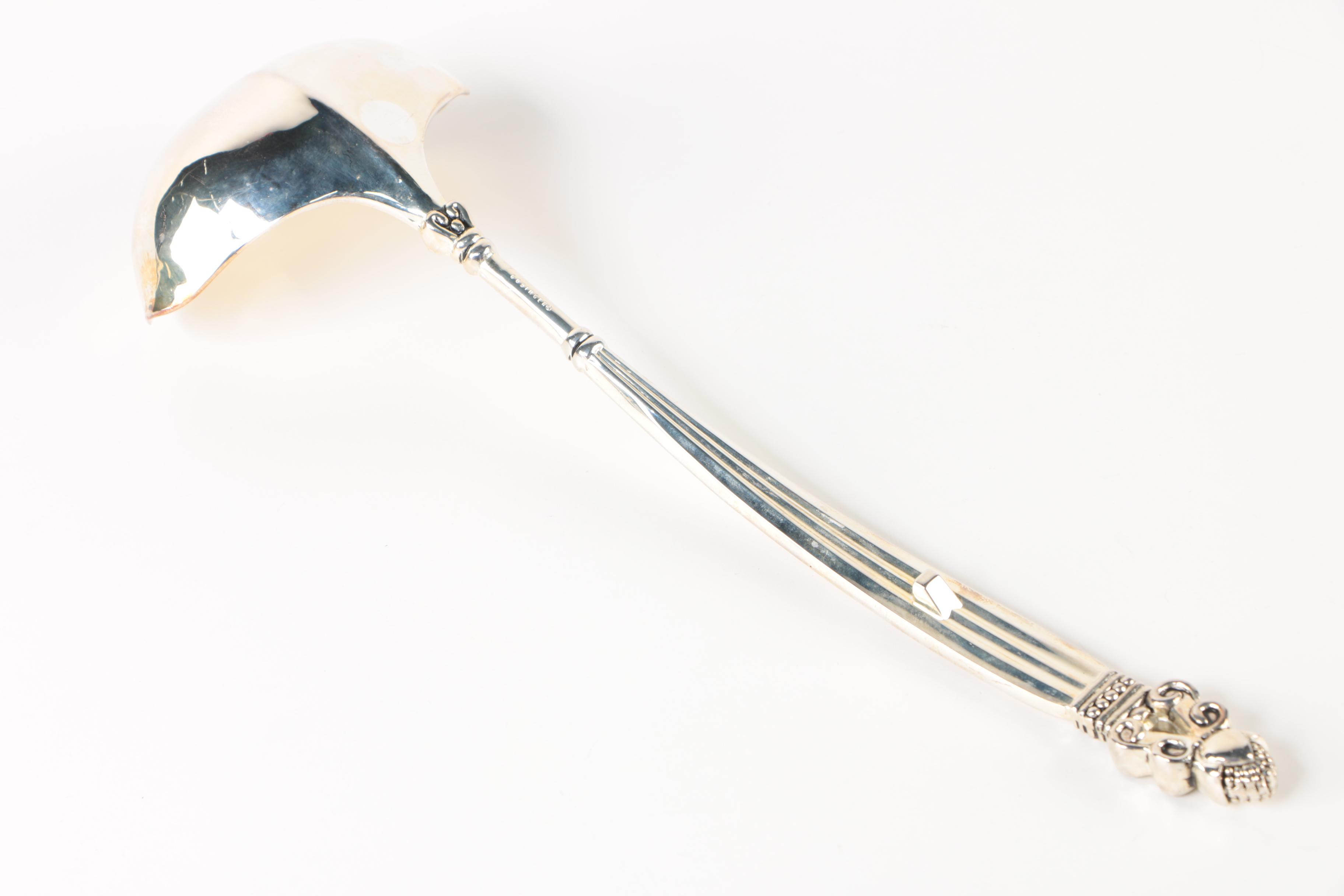 Godinger Silver Art Co. "Olde Copenhagen" Silver Plate Soup Ladle