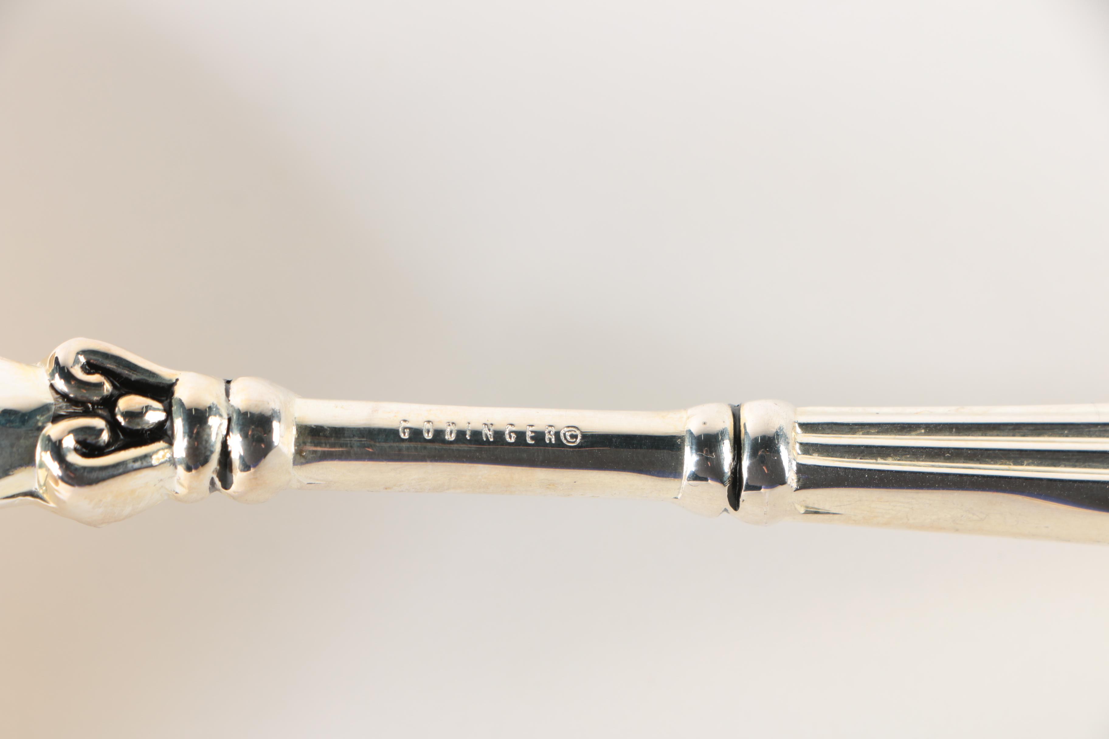 Godinger Silver Art Co. "Olde Copenhagen" Silver Plate Soup Ladle