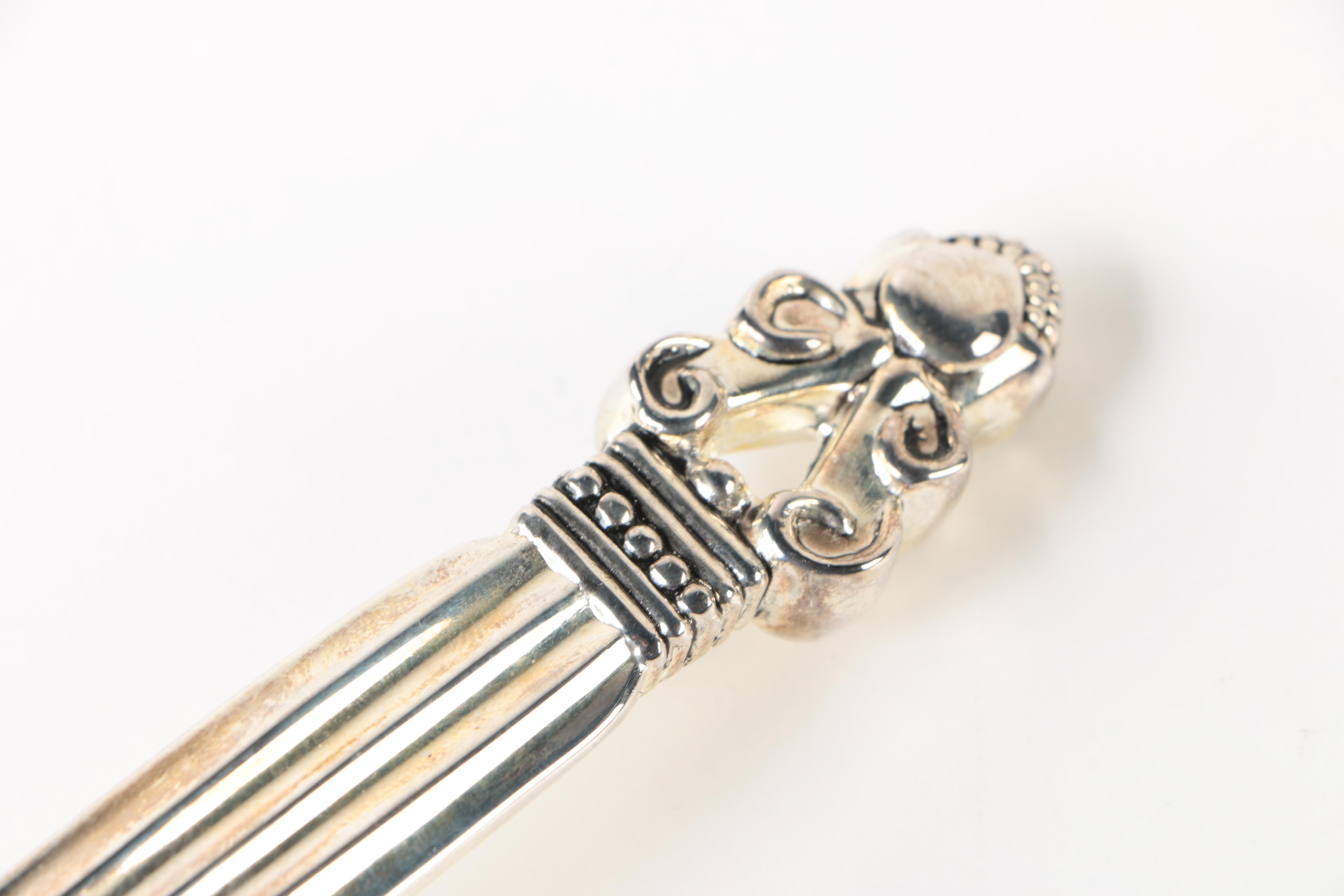 Godinger Silver Art Co. "Olde Copenhagen" Silver Plate Soup Ladle