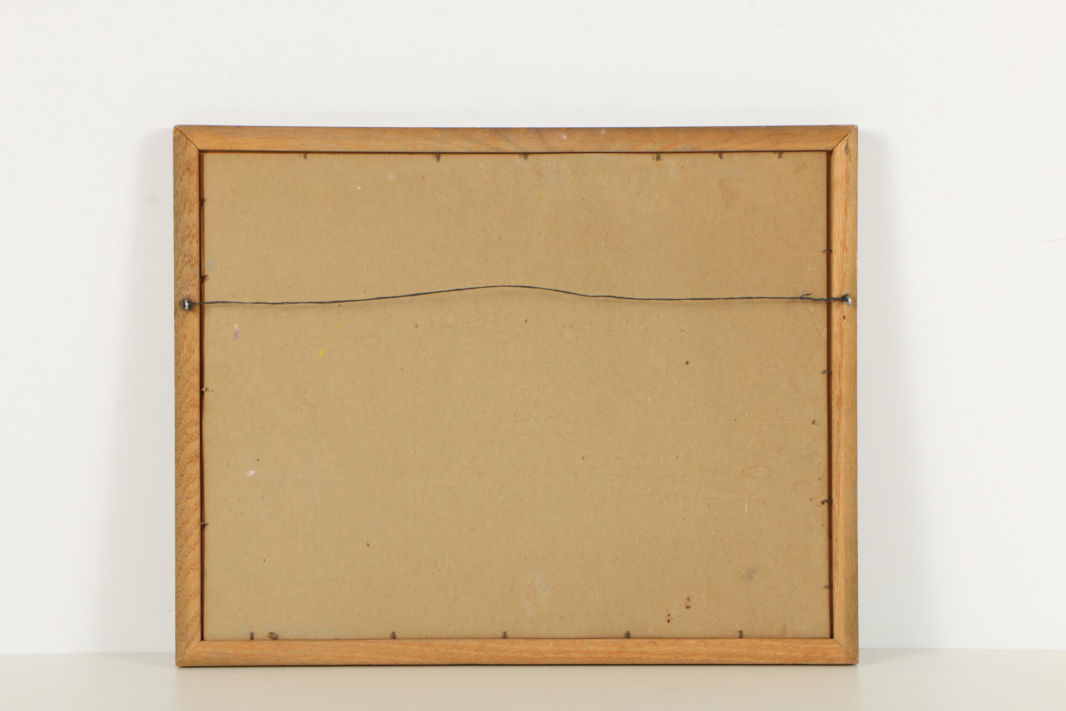 Mid 20th Century Offset Lithograph of Dogwood Flowers