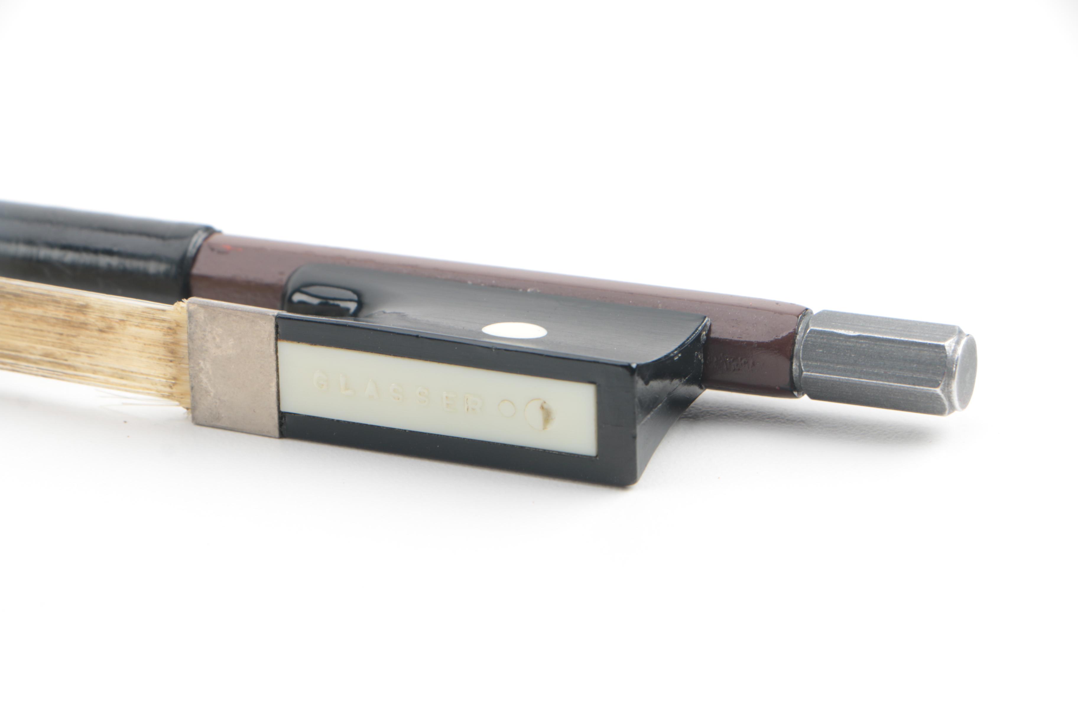 1991 A.R. Seidel Stradivarius Copy 4/4 Violin with Case and Glasser Bow