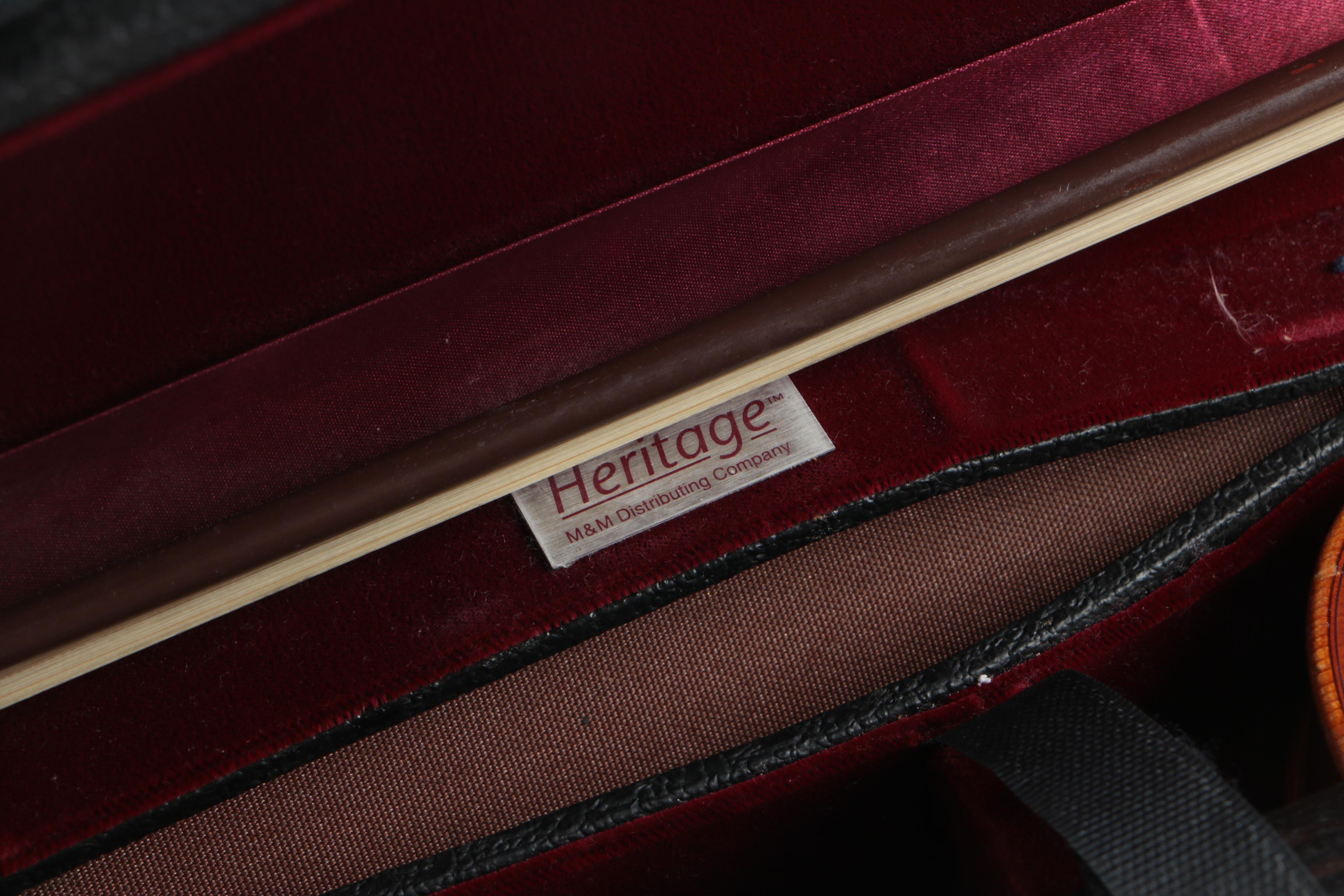 1991 A.R. Seidel Stradivarius Copy 4/4 Violin with Case and Glasser Bow