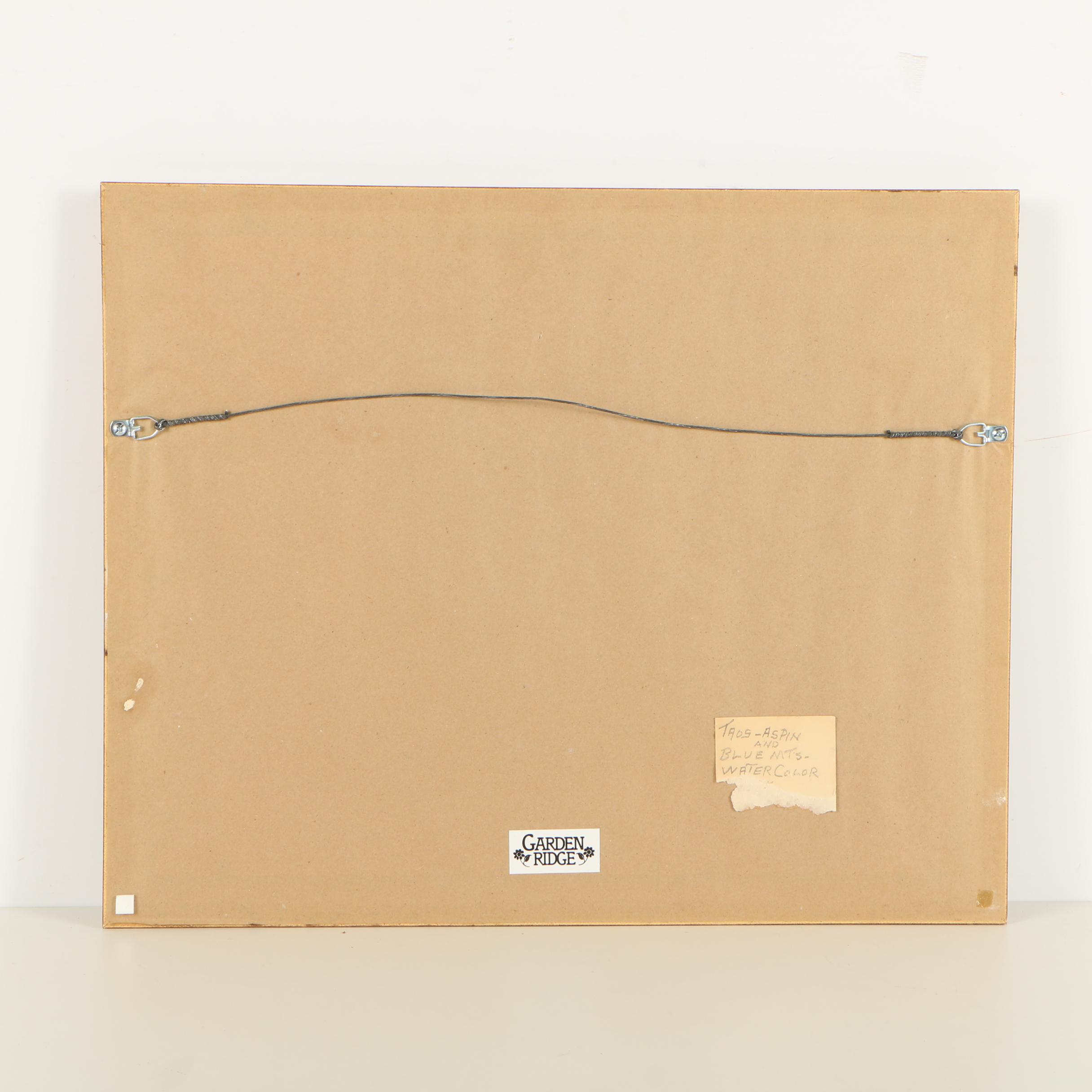 Mid to Late 20th Century Watercolor Painting