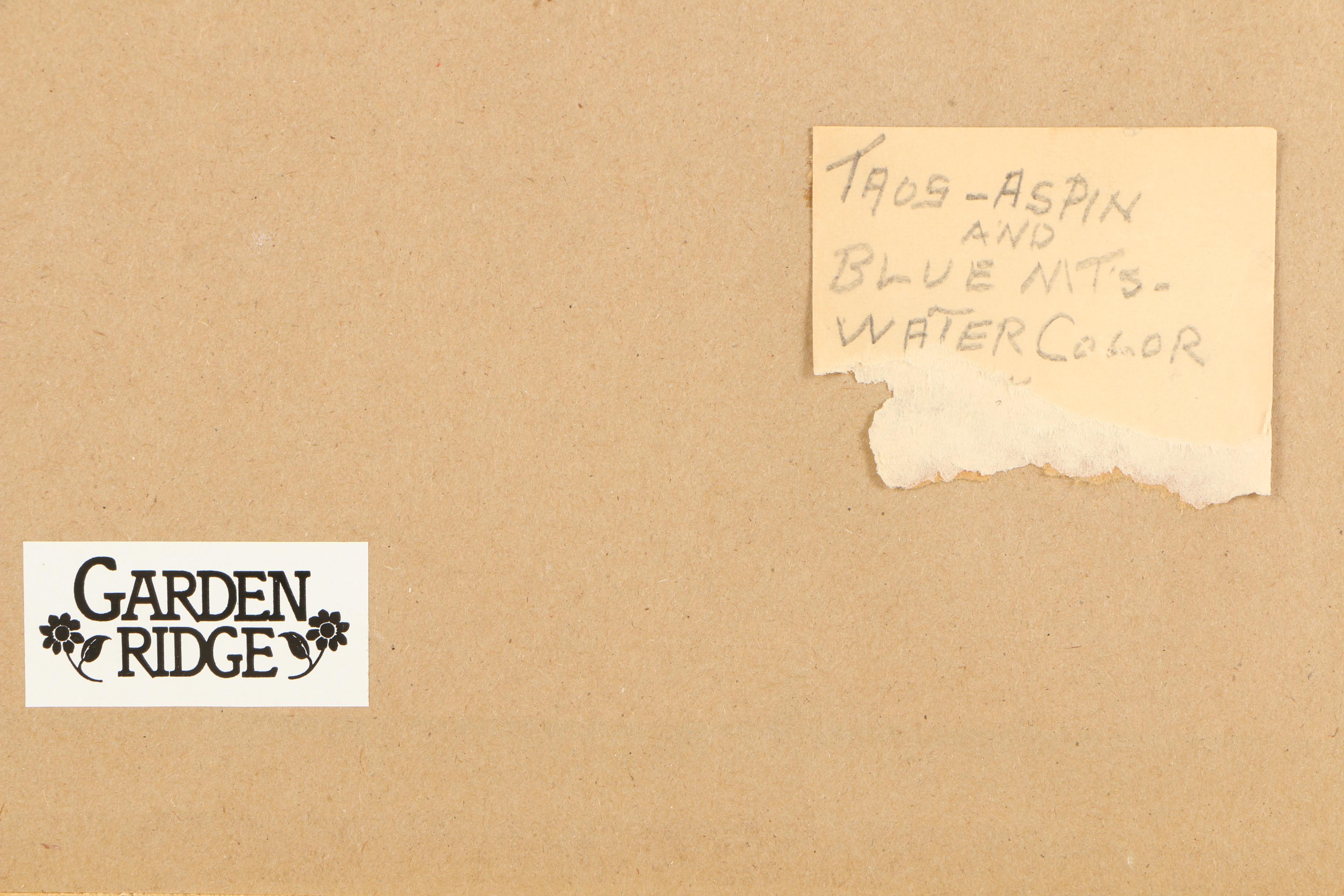 Mid to Late 20th Century Watercolor Painting