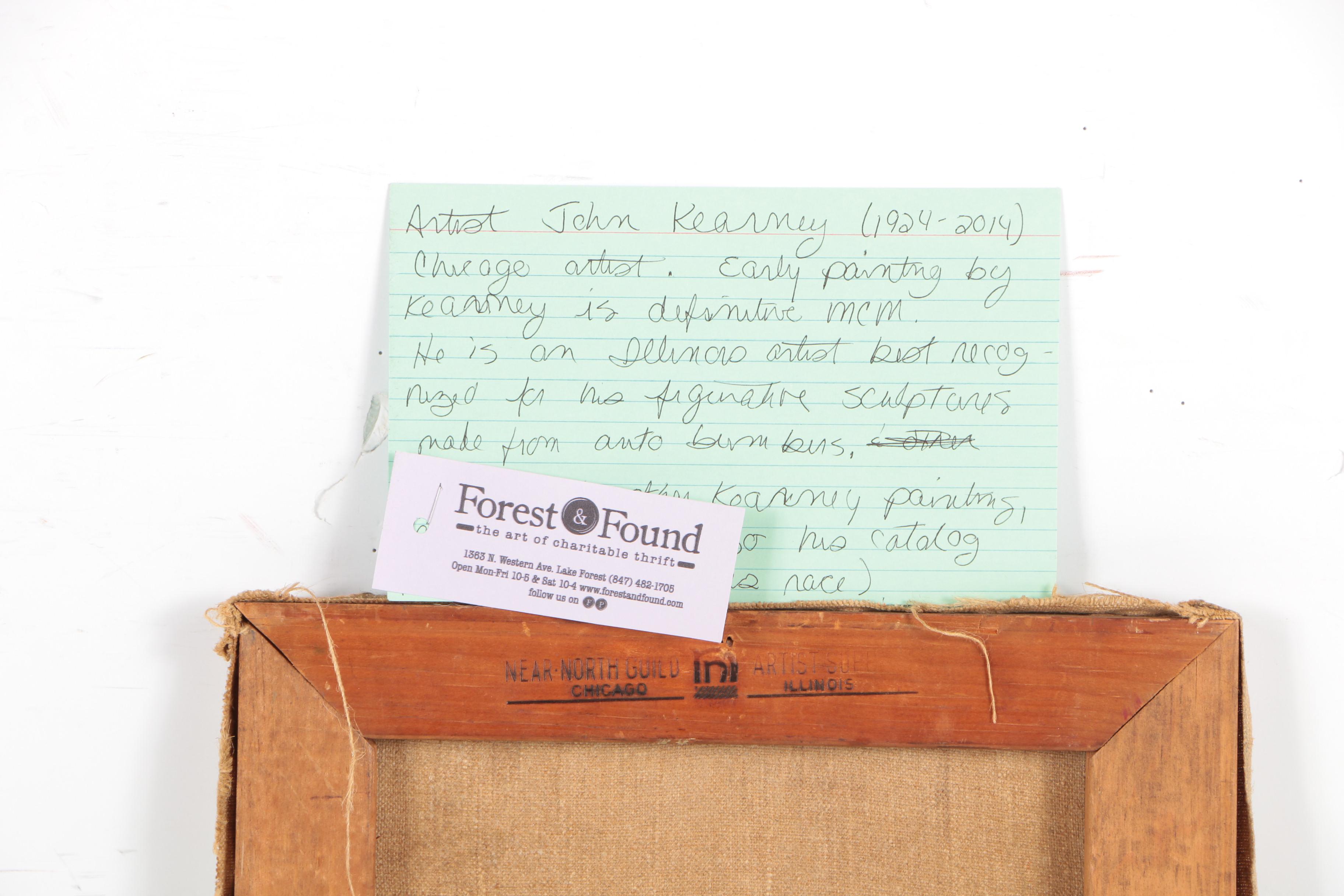 John W. Kearney Oil Painting