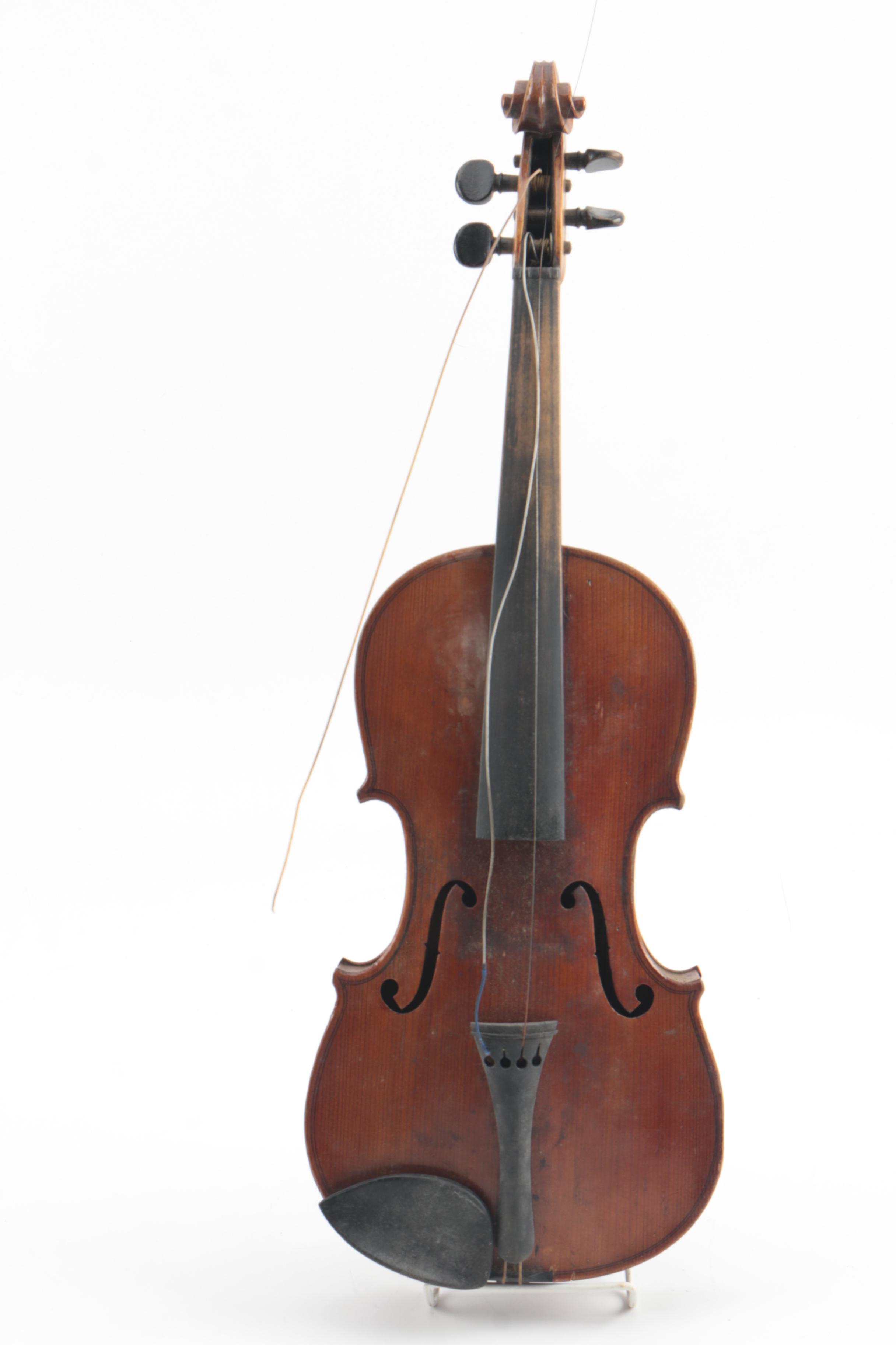 Early Twentieth Century Suzuki 1/2 Size Violin