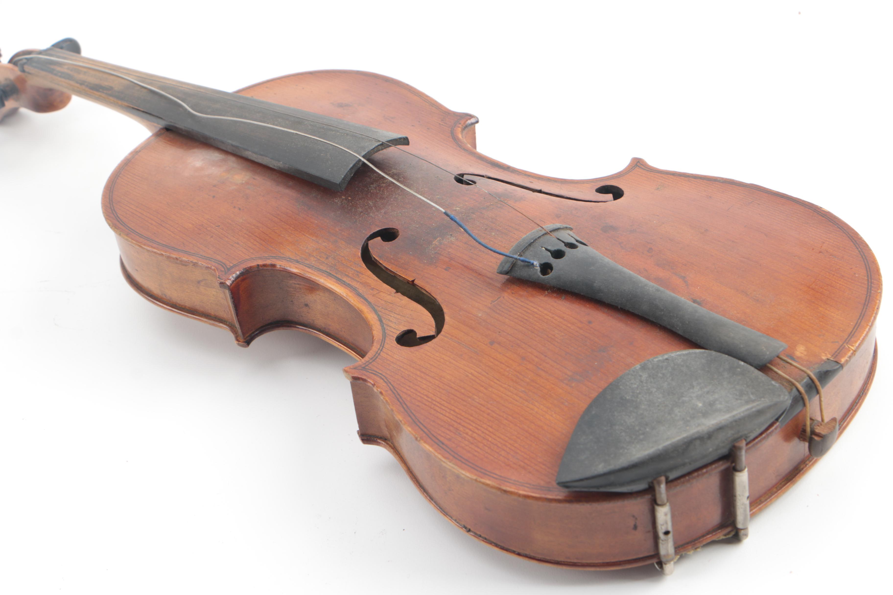 Early Twentieth Century Suzuki 1/2 Size Violin