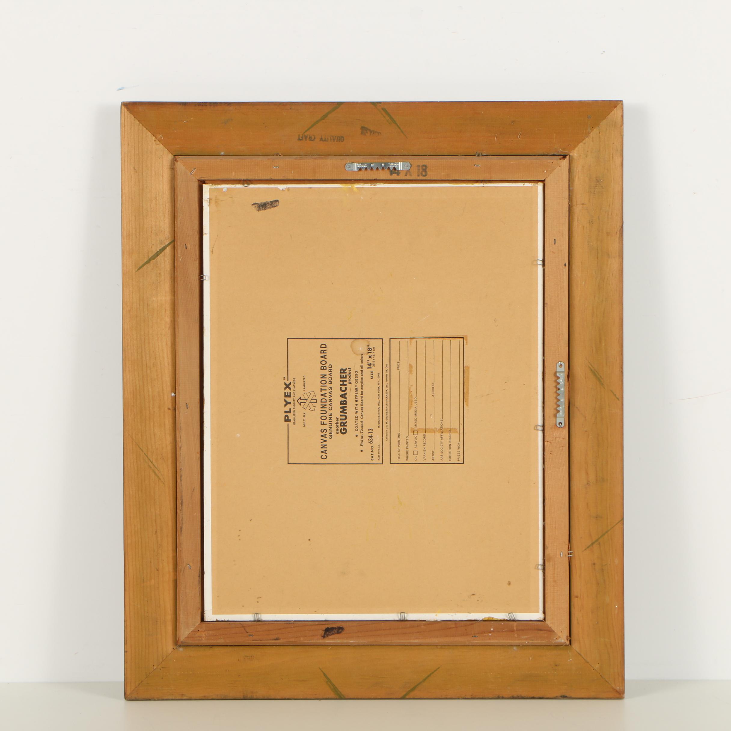 Evelyn Schmedt Mid to Late 20th Century Oil Painting