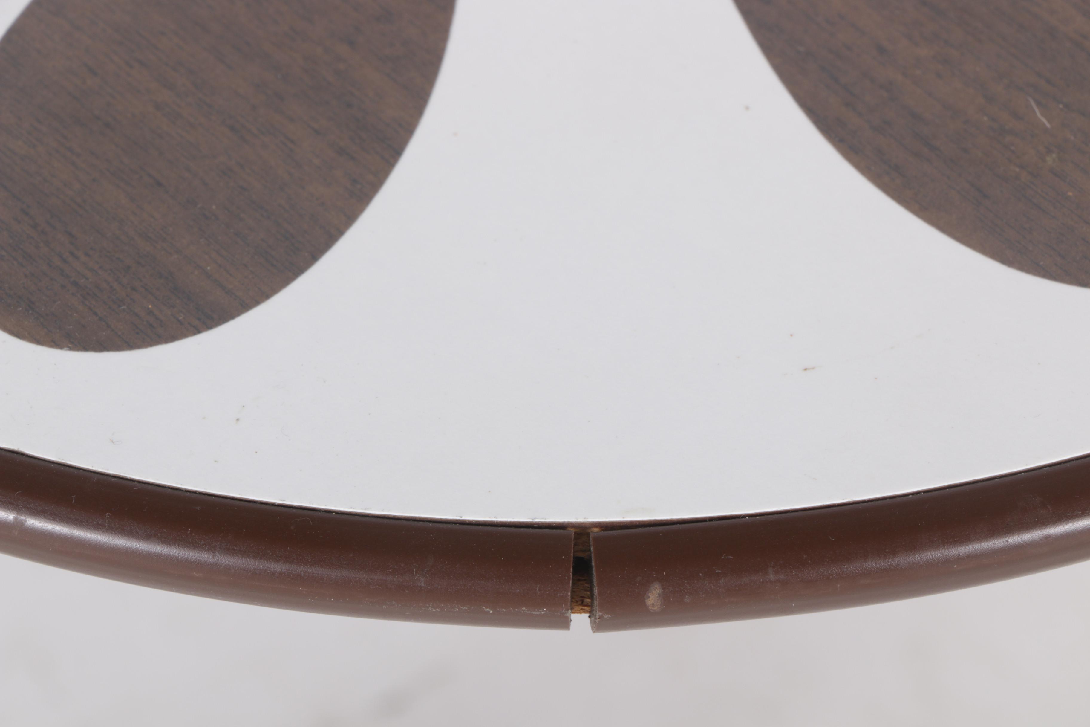 Mid Century Modern Flower Top Stacking Tables