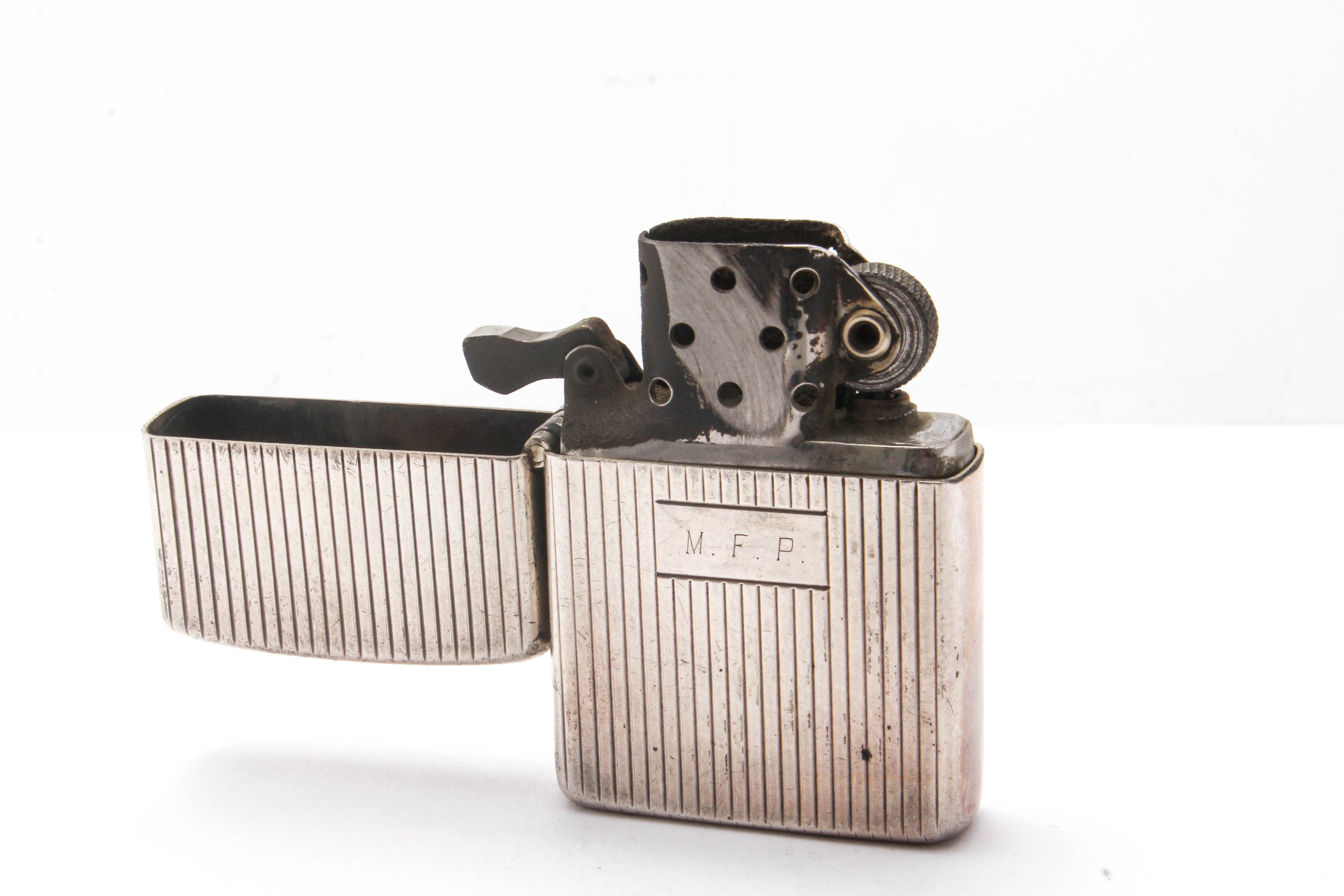 Vintage Sterling Silver Zippo Lighter