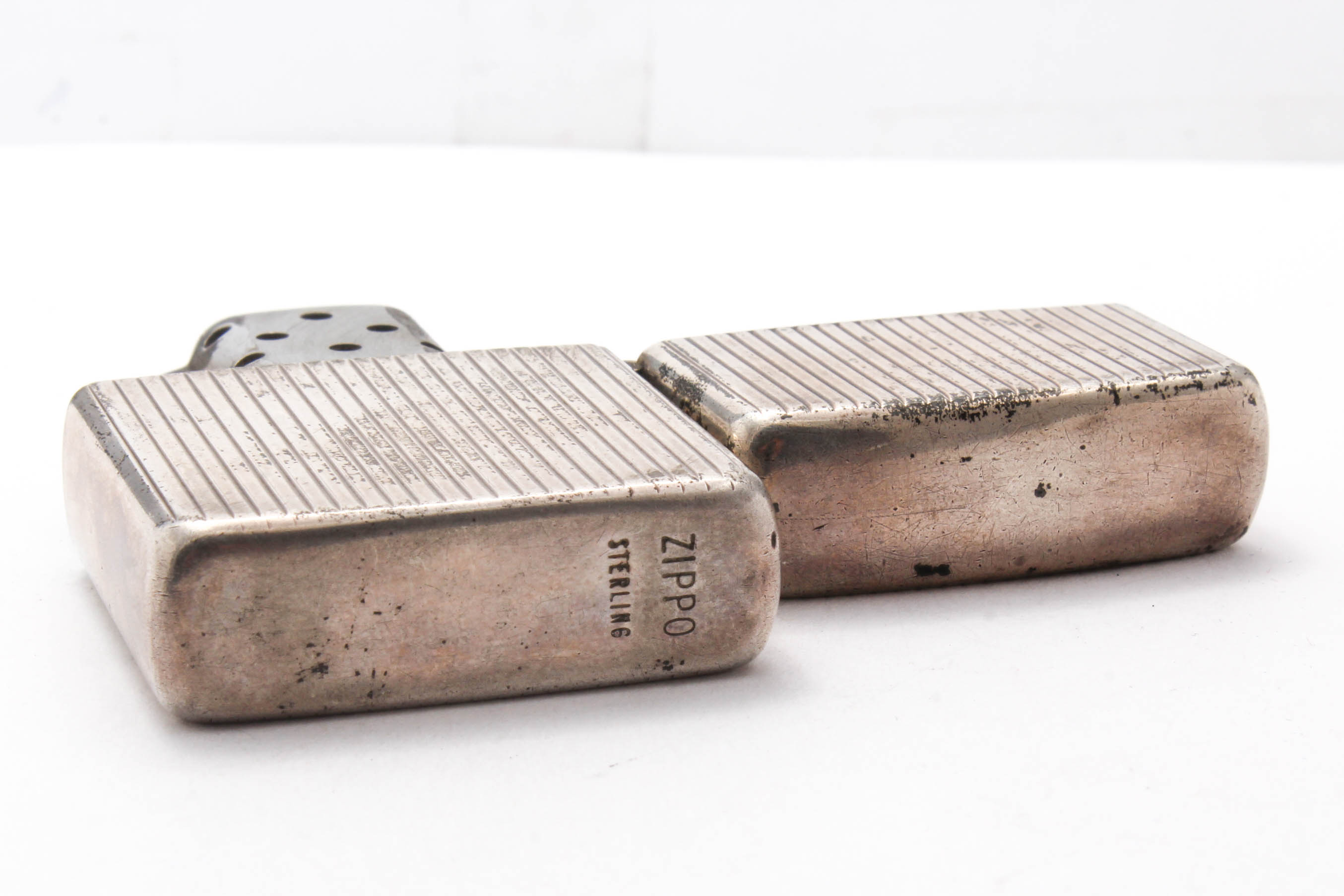 Vintage Sterling Silver Zippo Lighter