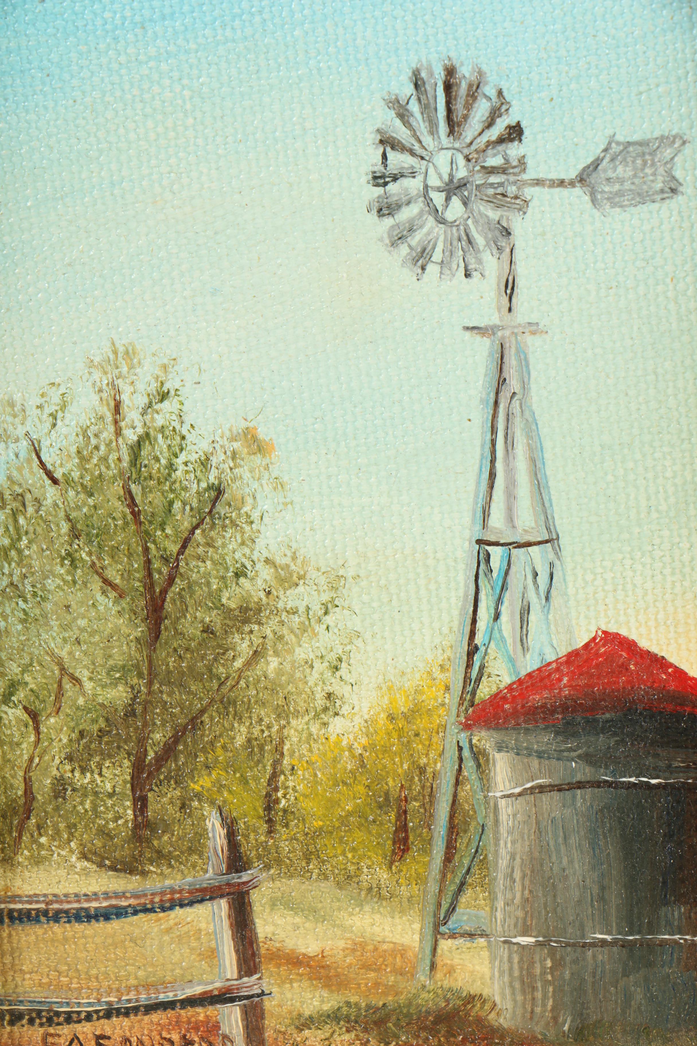 F.O. Sanders Mid to Late 20th Century Oil Paintings