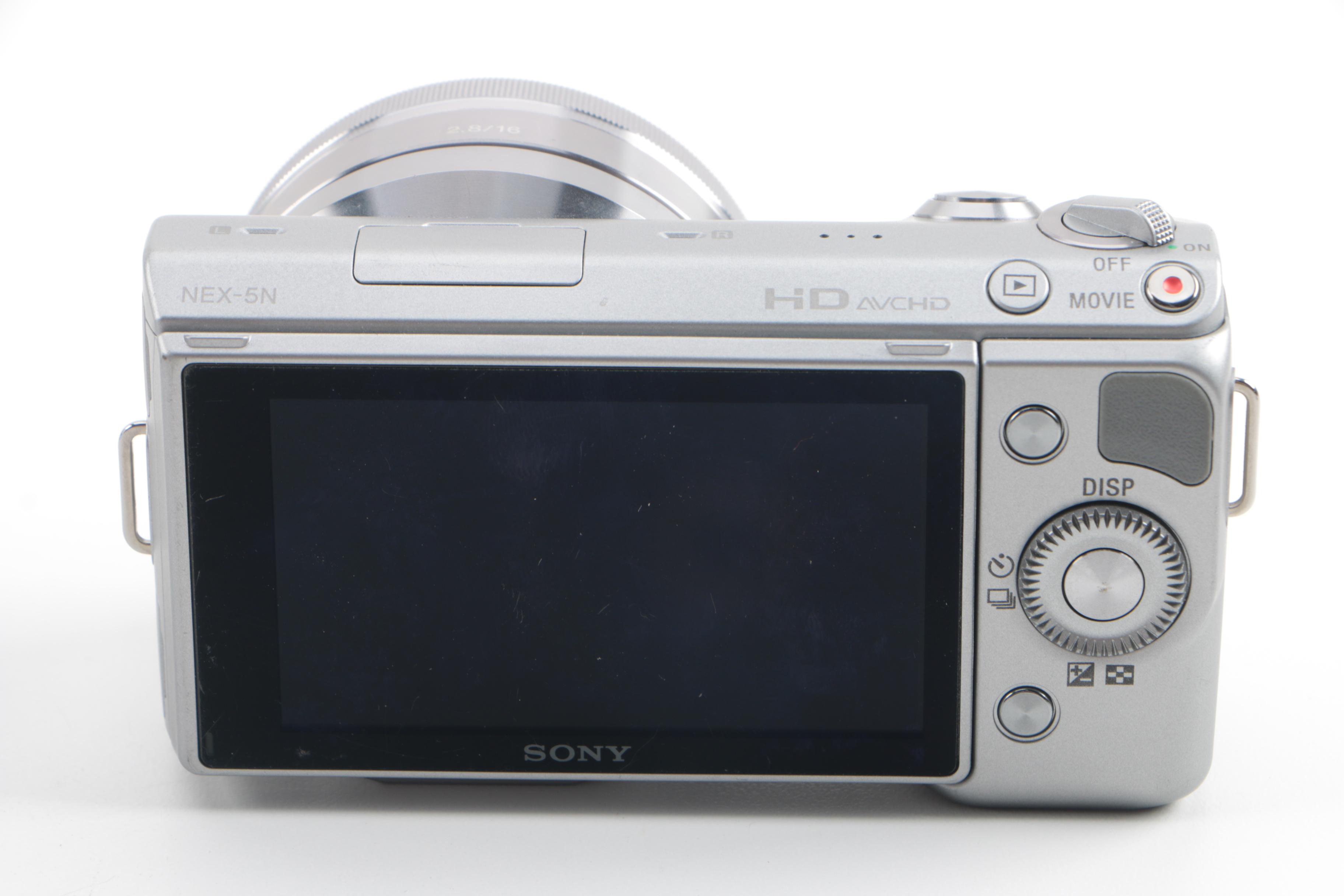 Sony NEX-5N HD AVCHD Digital Camera, Lenses and Case