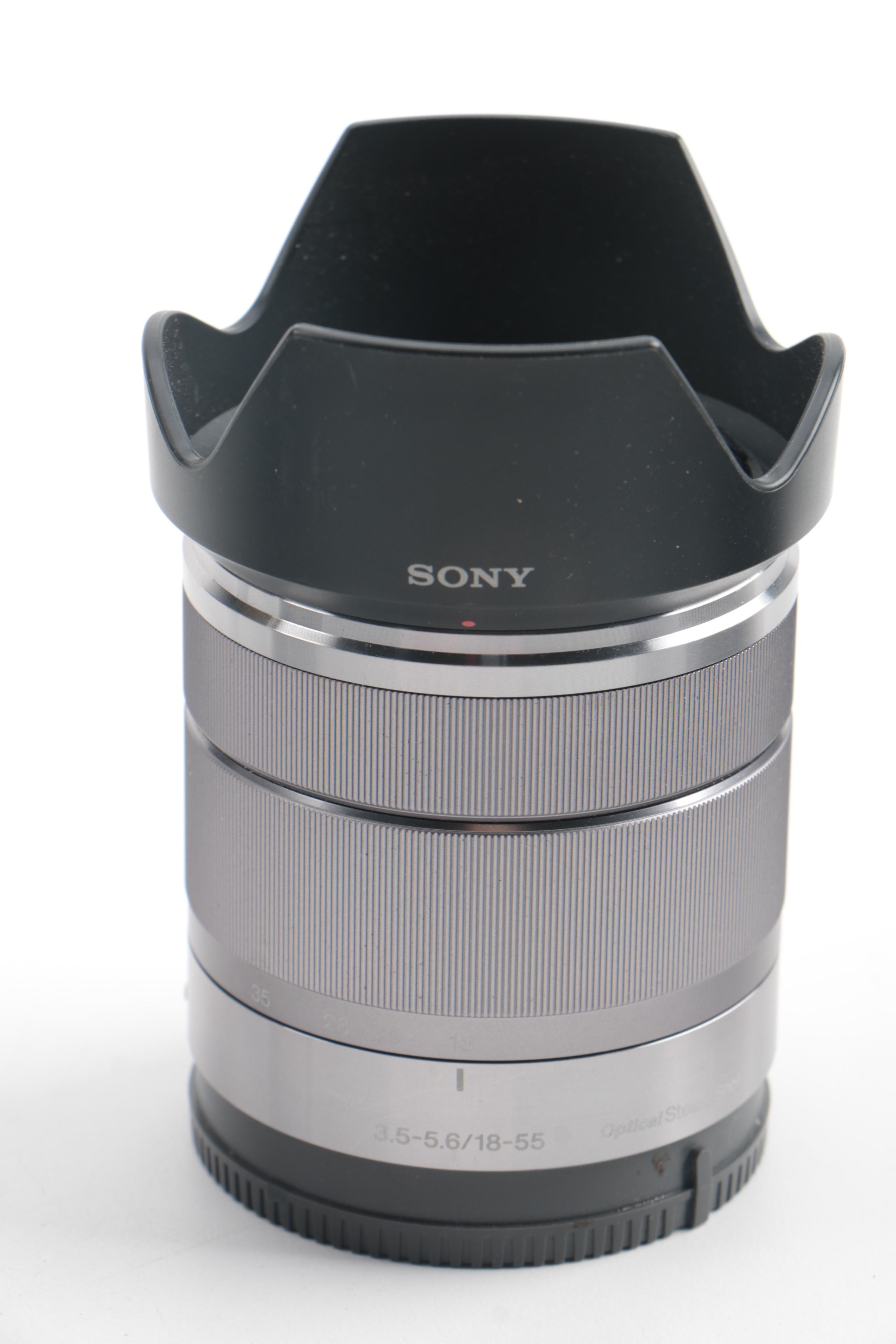 Sony NEX-5N HD AVCHD Digital Camera, Lenses and Case