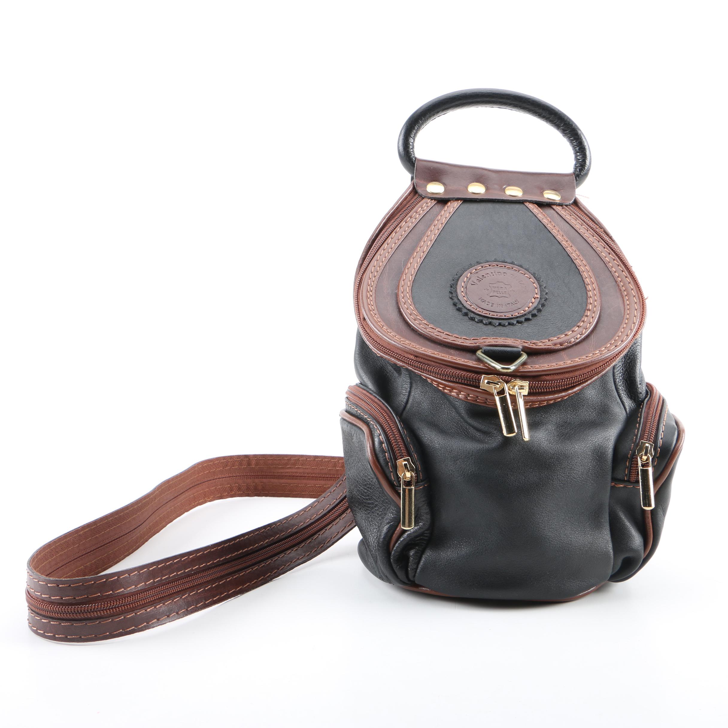 Vintage Valentino di Max Mini Leather Backpack
