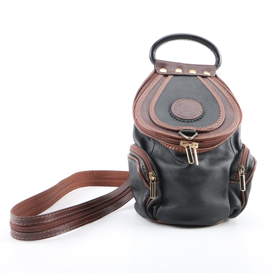 Vintage Valentino di Max Mini Leather Backpack