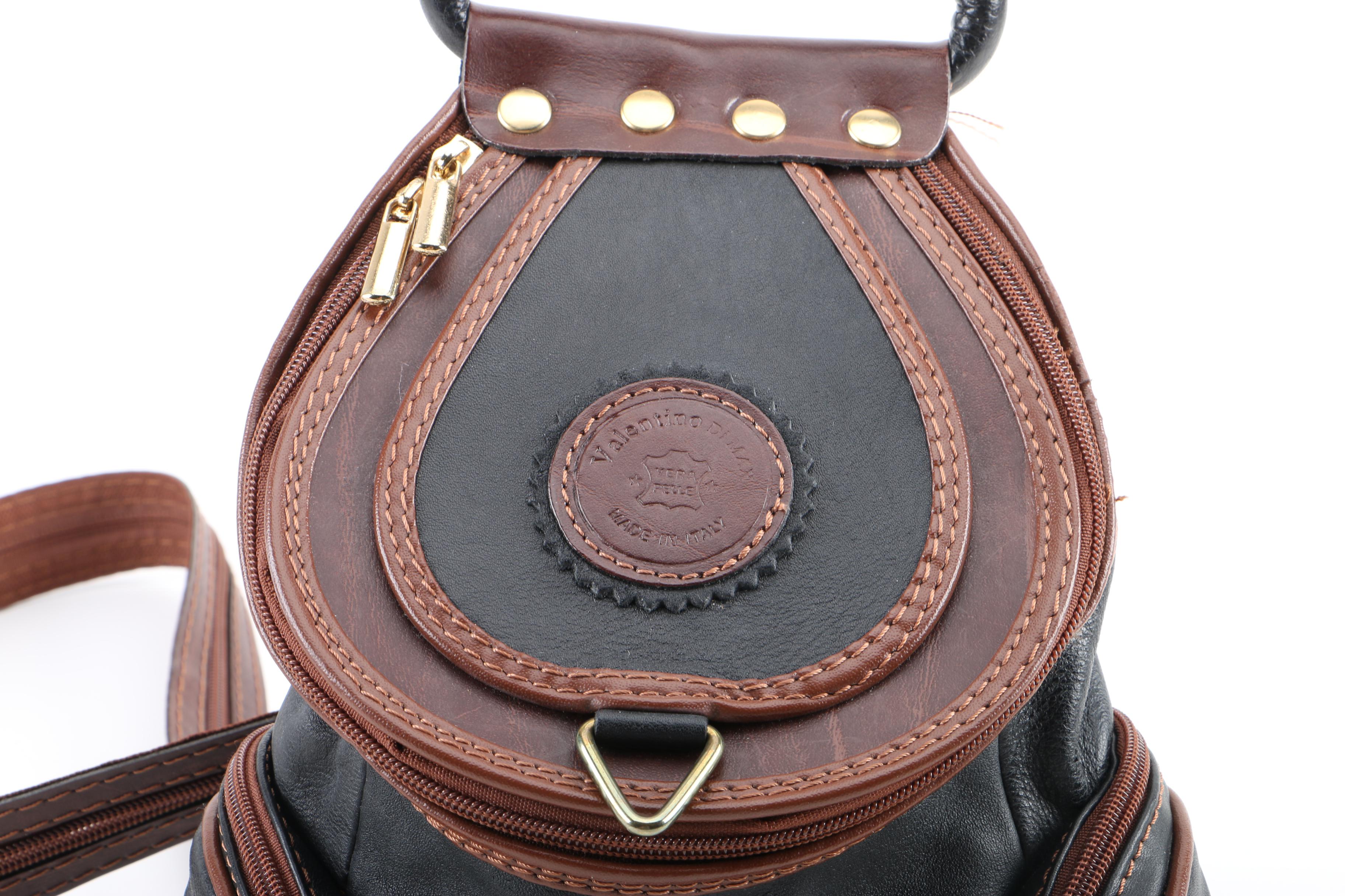Vintage Valentino di Max Mini Leather Backpack