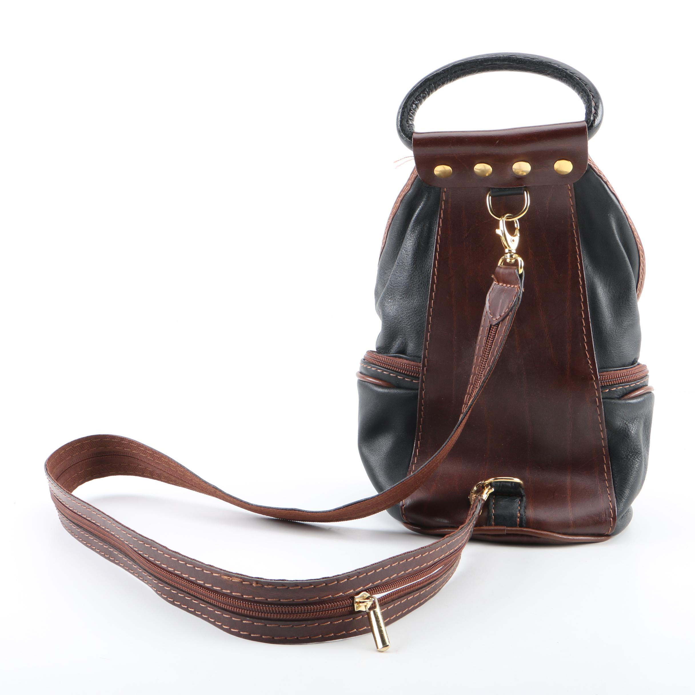 Vintage Valentino di Max Mini Leather Backpack
