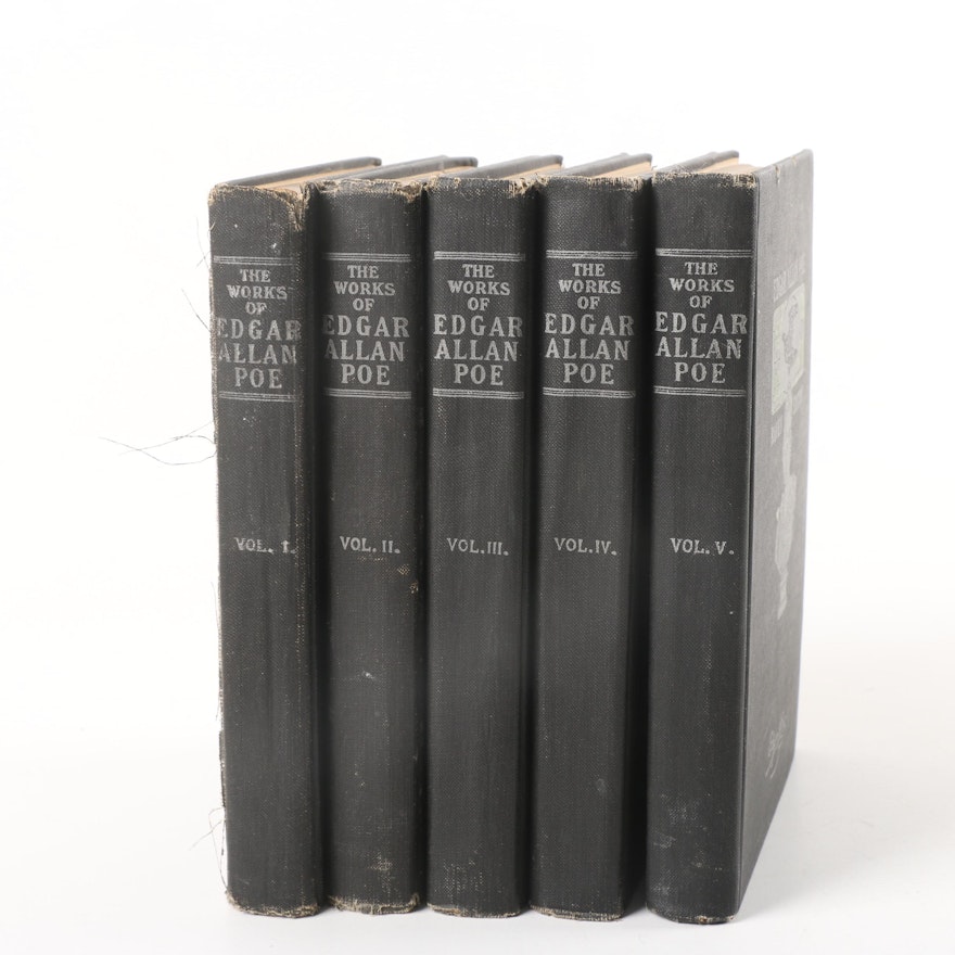 1904 "The Works of Edgar Allan Poe" in Five Volumes