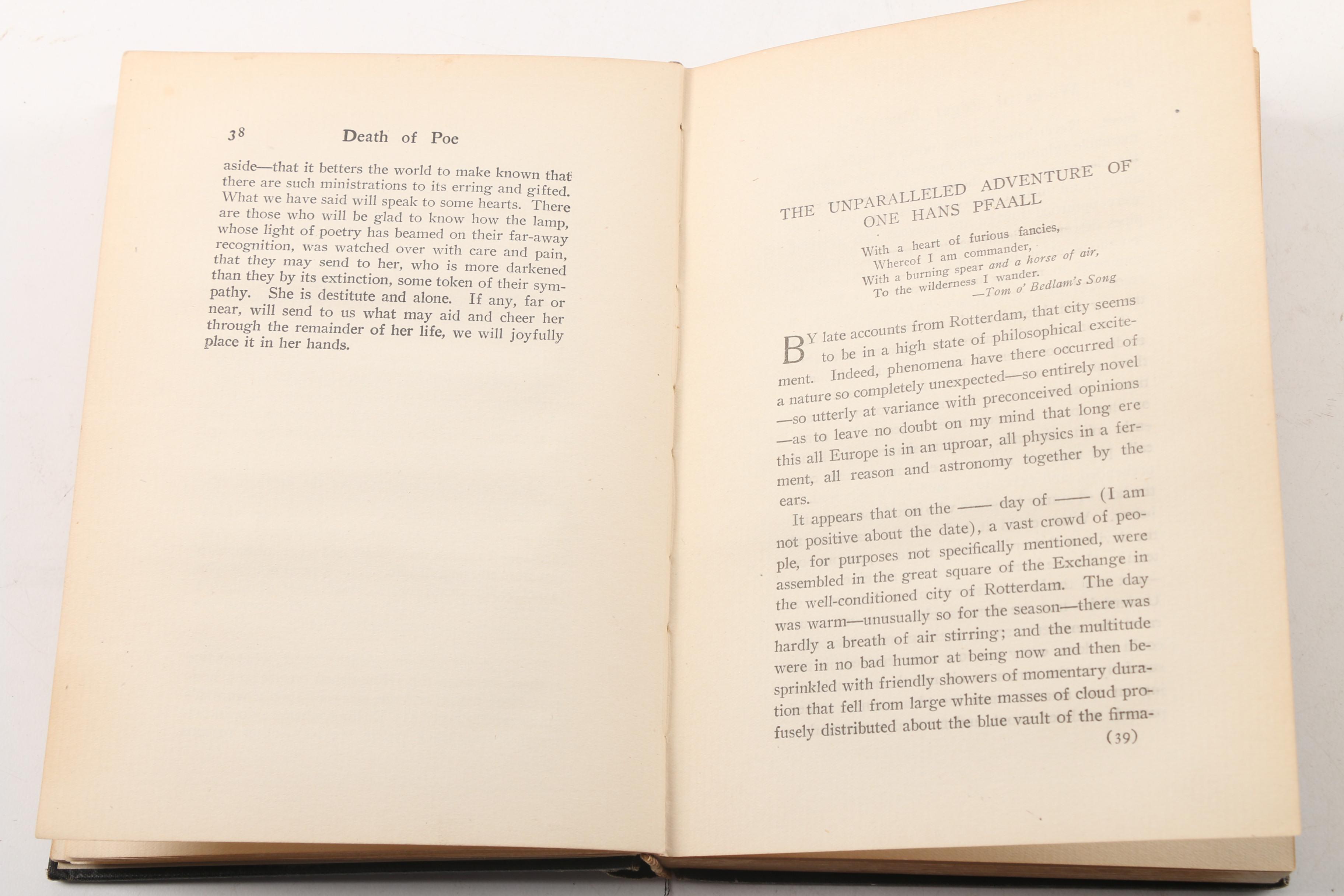 1904 "The Works of Edgar Allan Poe" in Five Volumes