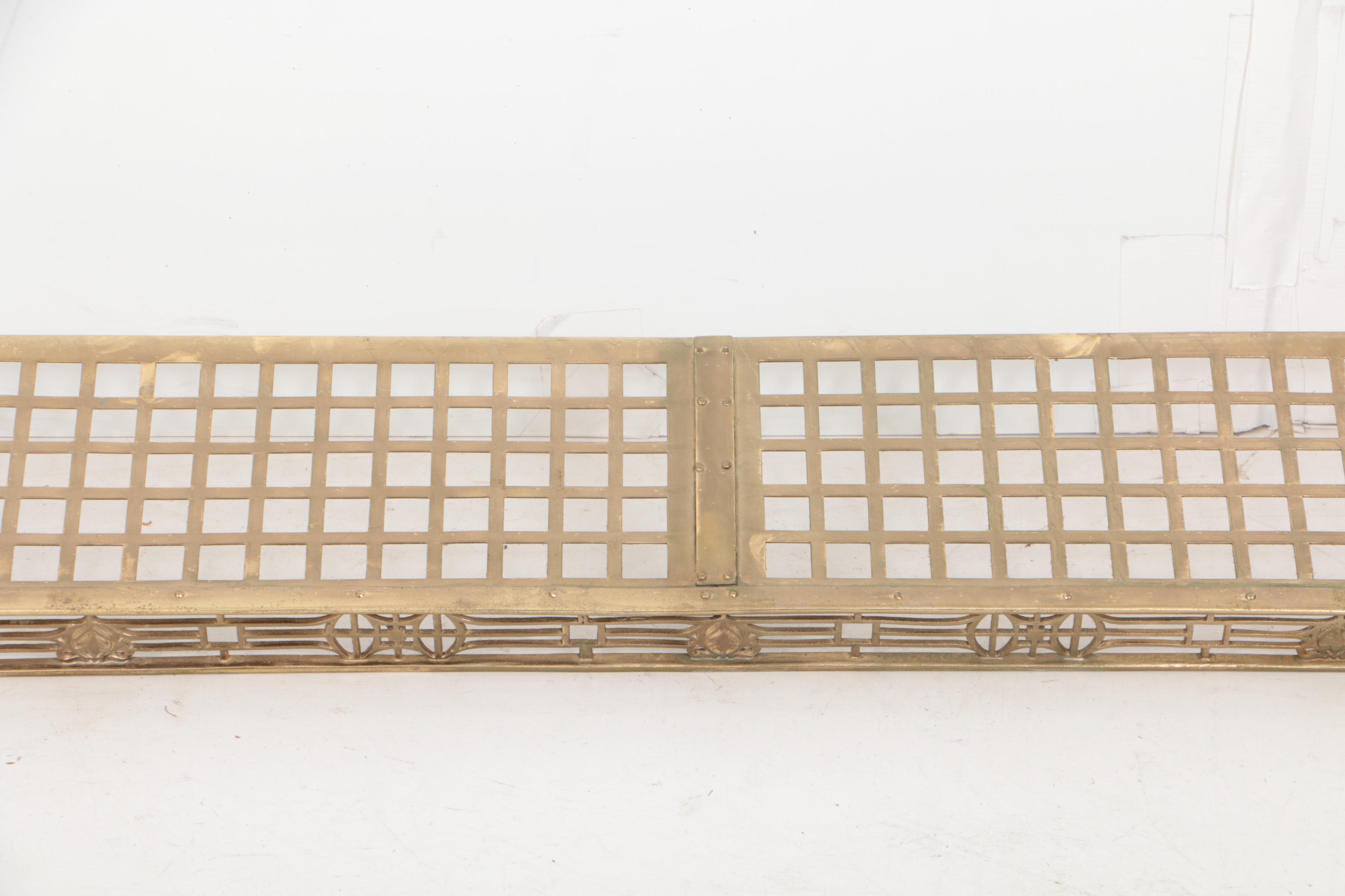 Antique Brass Train Car Luggage Racks