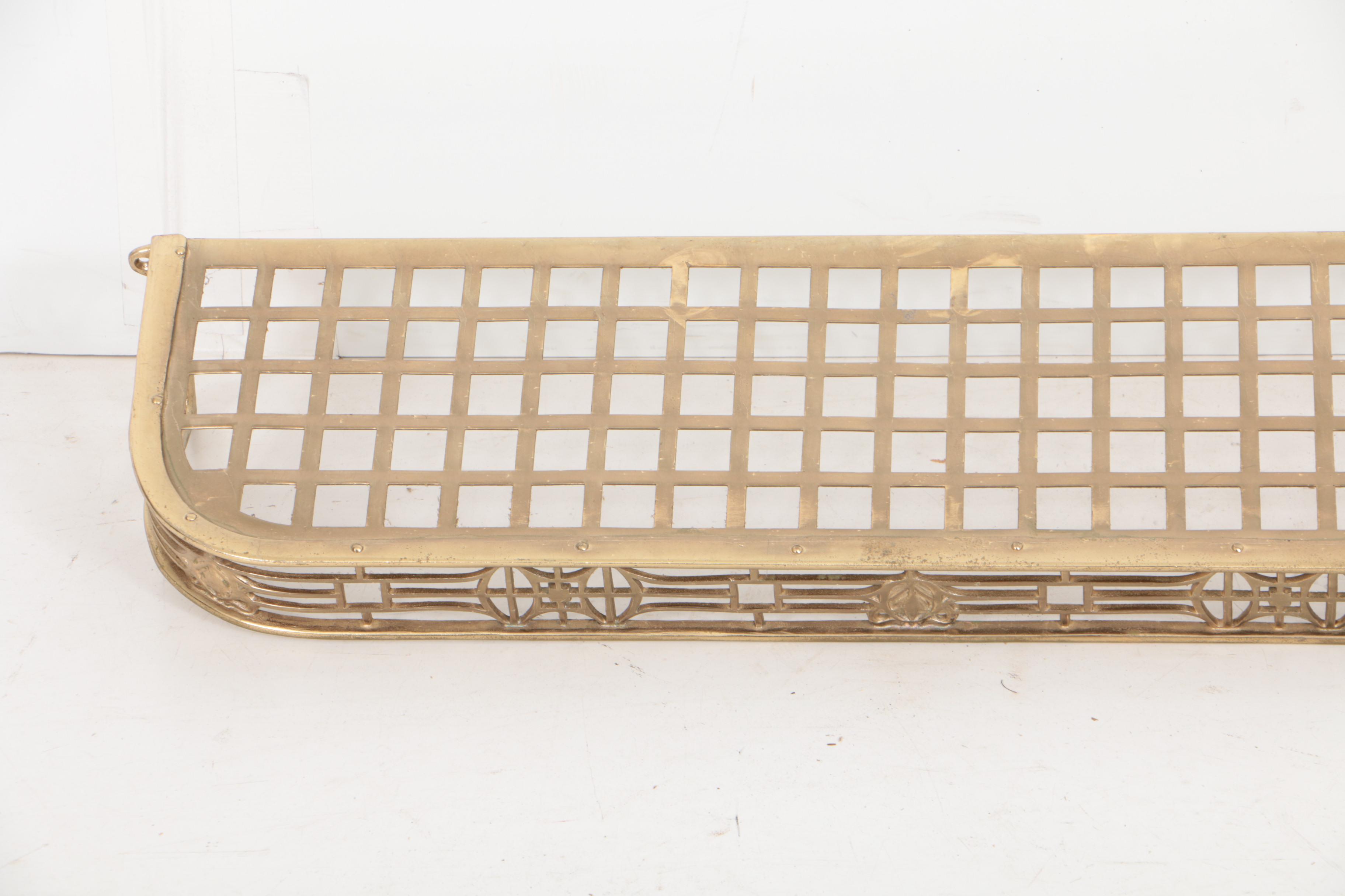 Antique Brass Train Car Luggage Racks