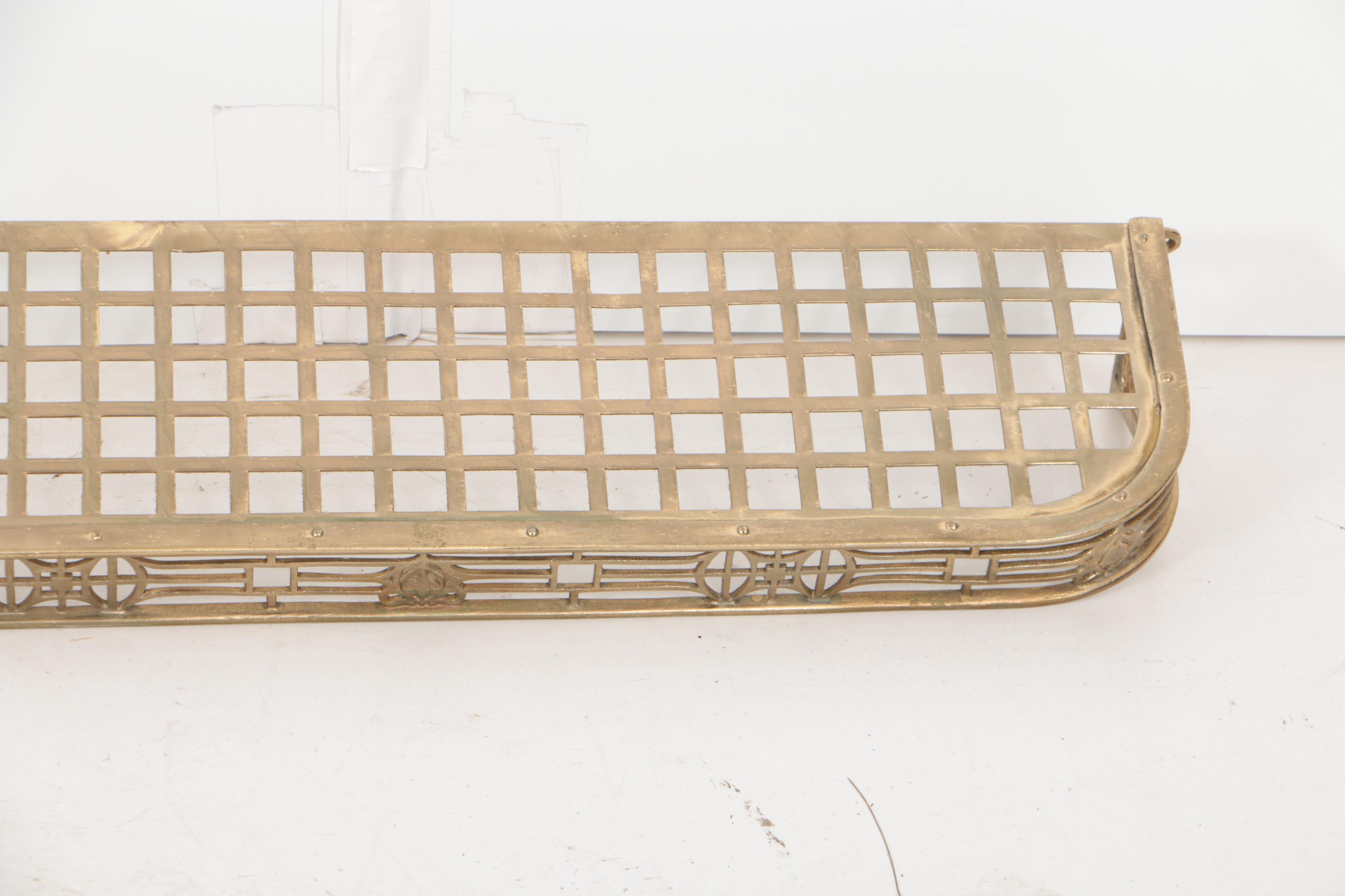 Antique Brass Train Car Luggage Racks
