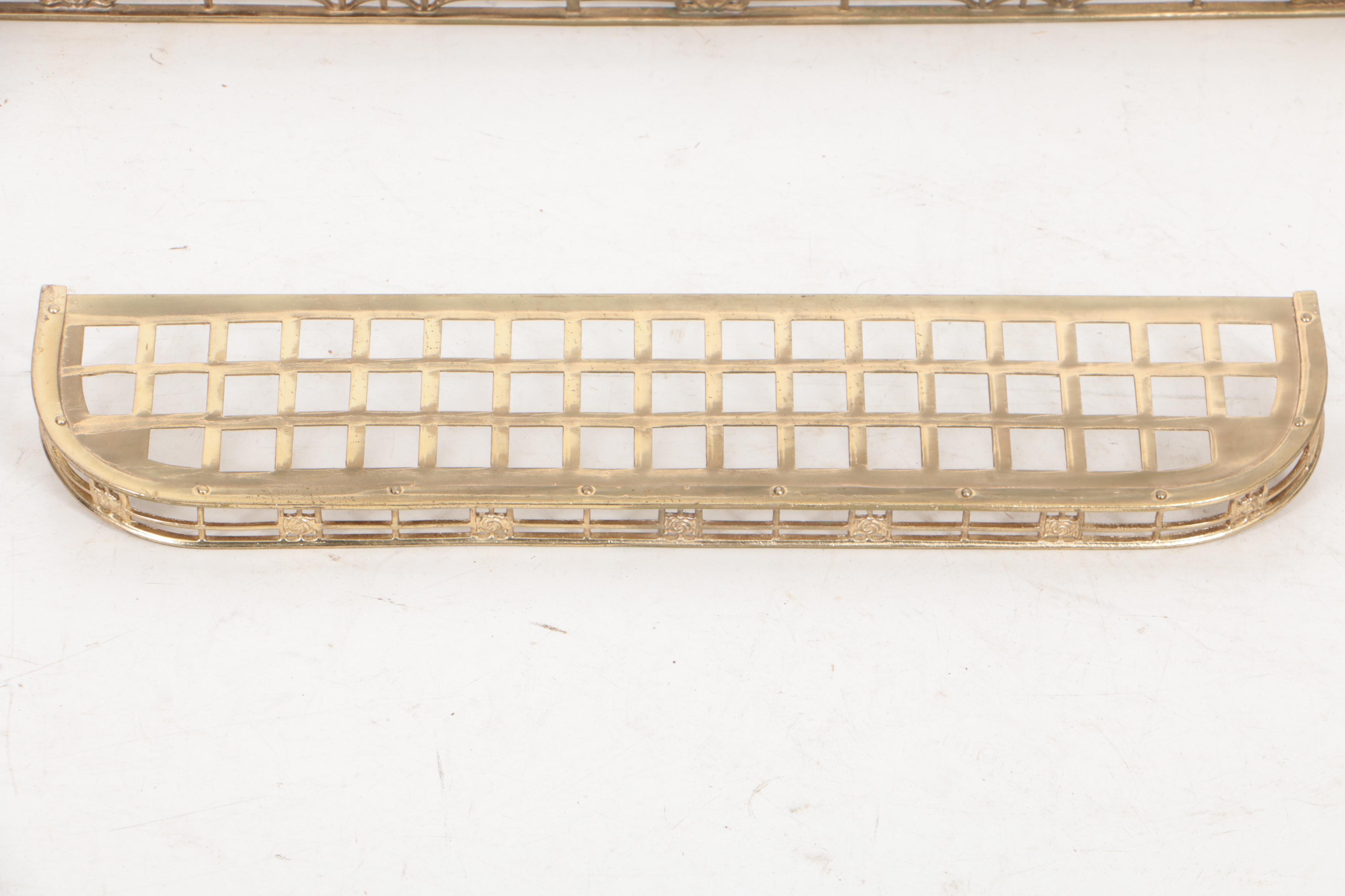 Antique Brass Train Car Luggage Racks