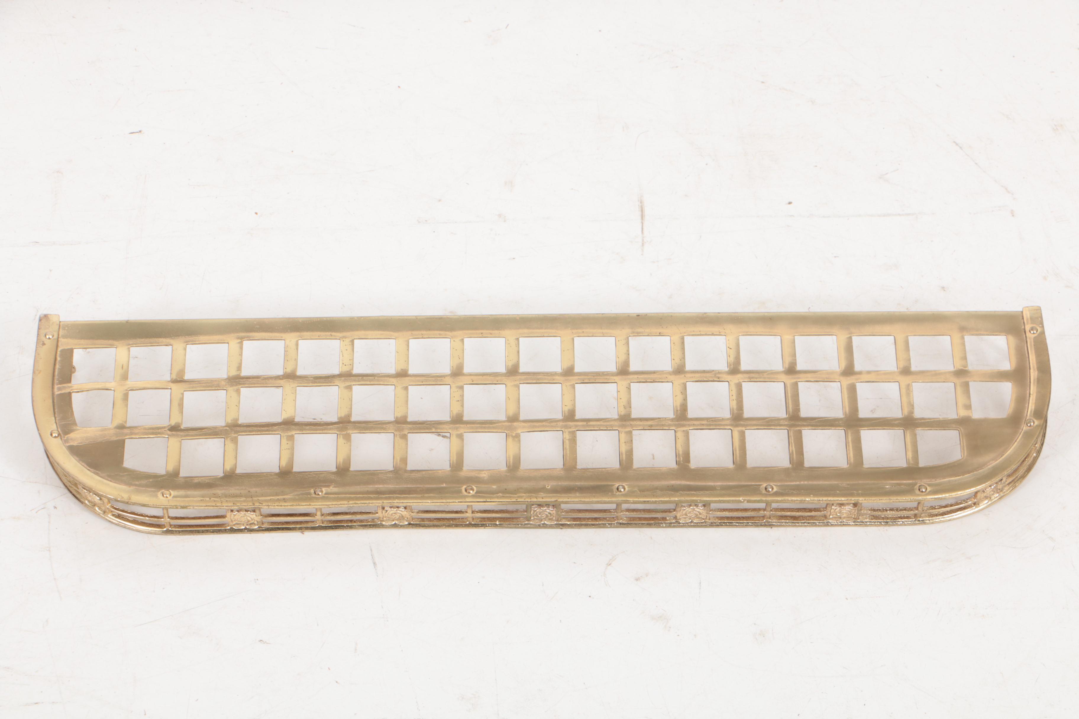 Antique Brass Train Car Luggage Racks