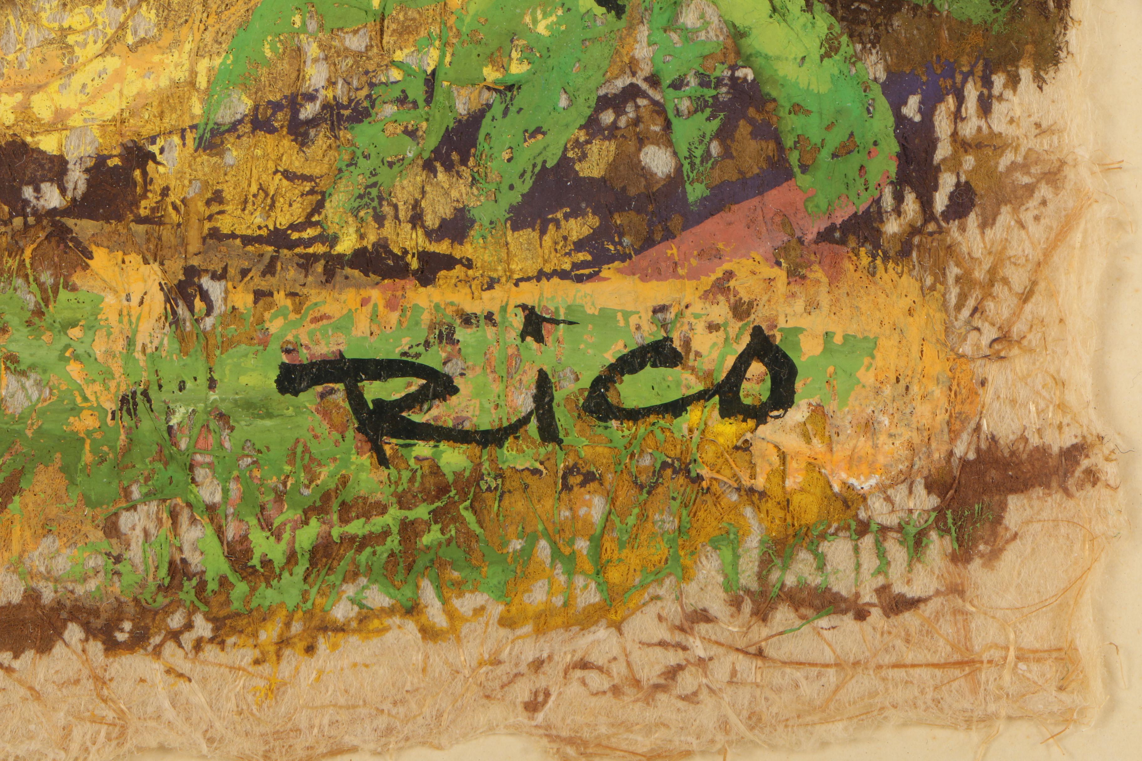 Rico Mid to Late 20th Century Gouache Painting