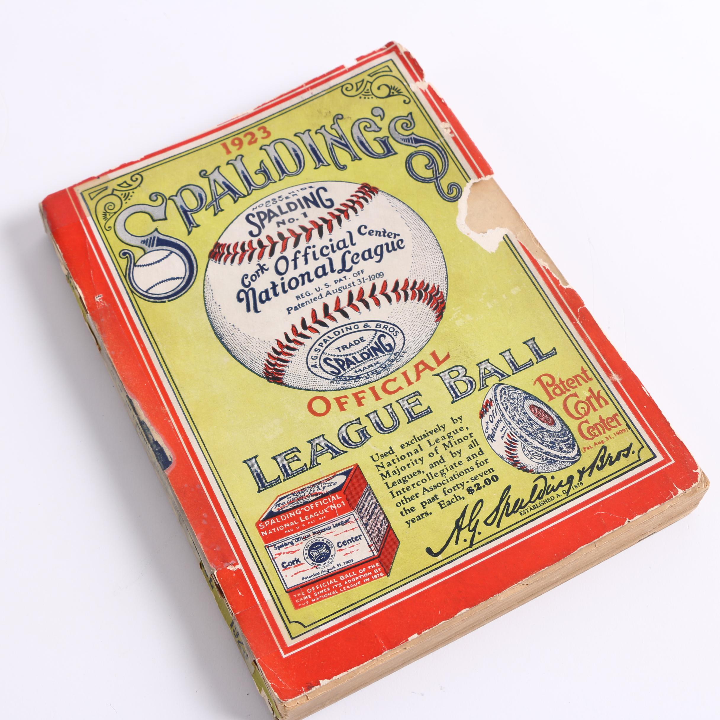 1920s "Spalding's Official Base Ball Guide" Books