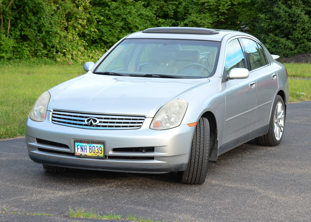 2004 Silver Infiniti G35 AWD Sedan