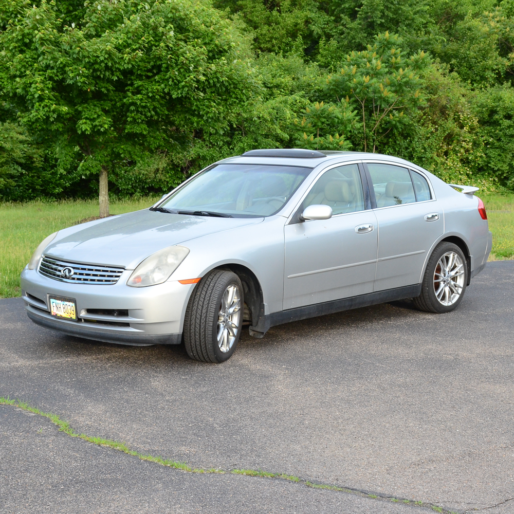 2004 Silver Infiniti G35 AWD Sedan
