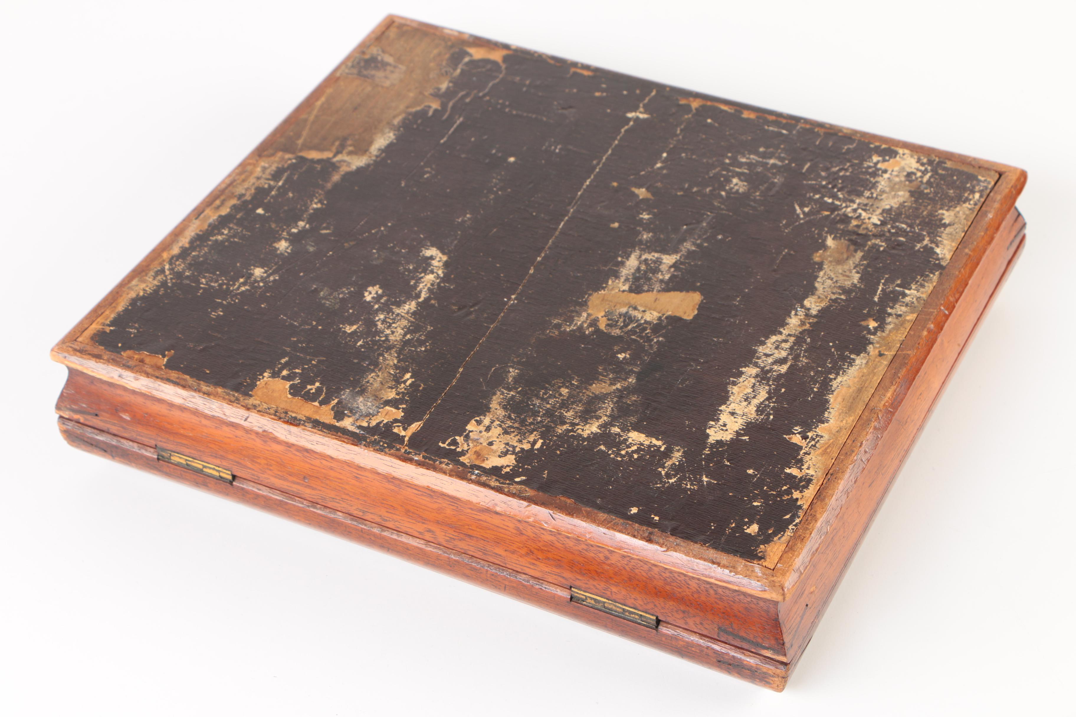 Antique Roberts & Belk Mother of Pearl and Silver Plate Fork and Knife Set